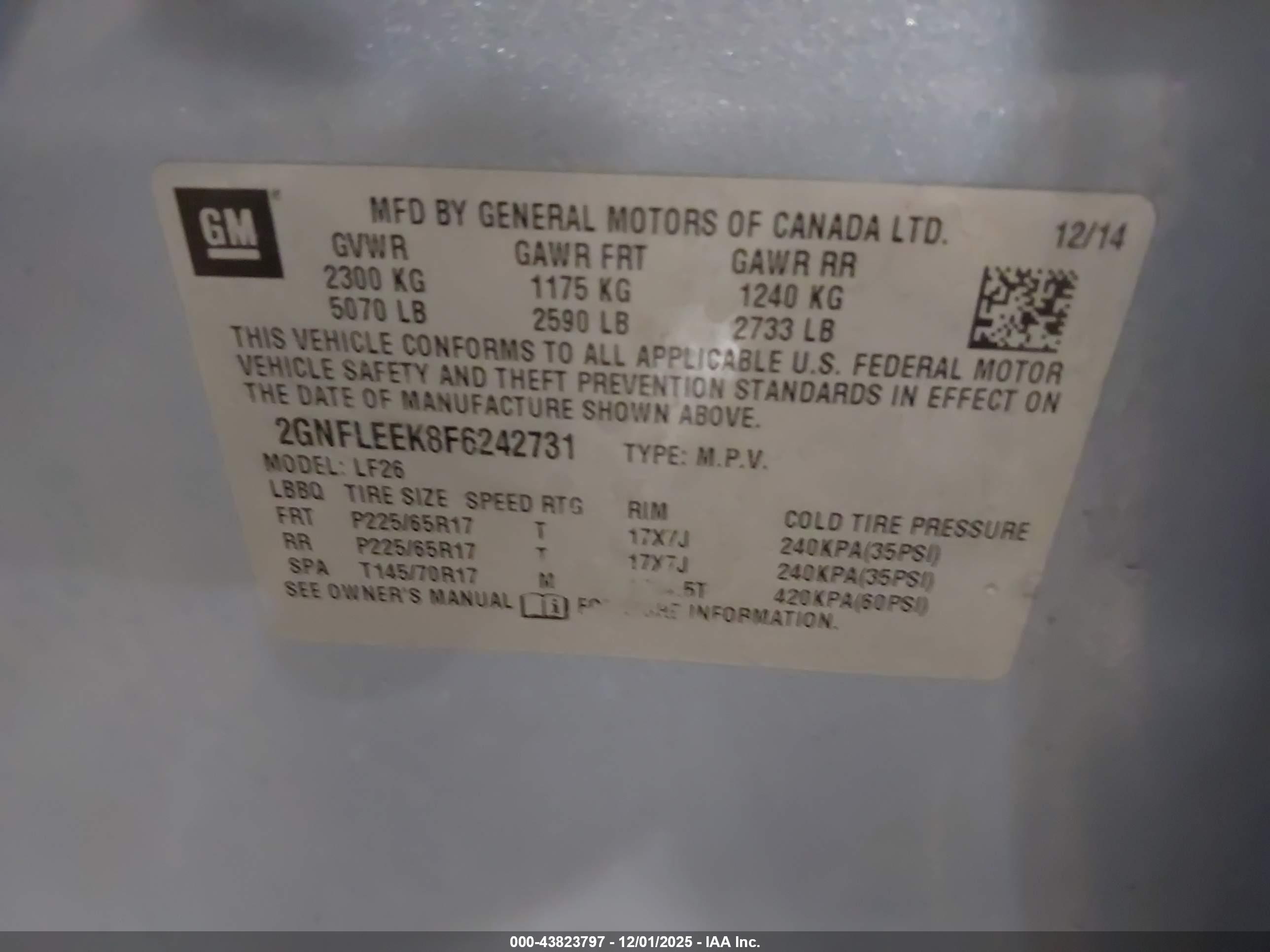 CHEVROLET EQUINOX image 9