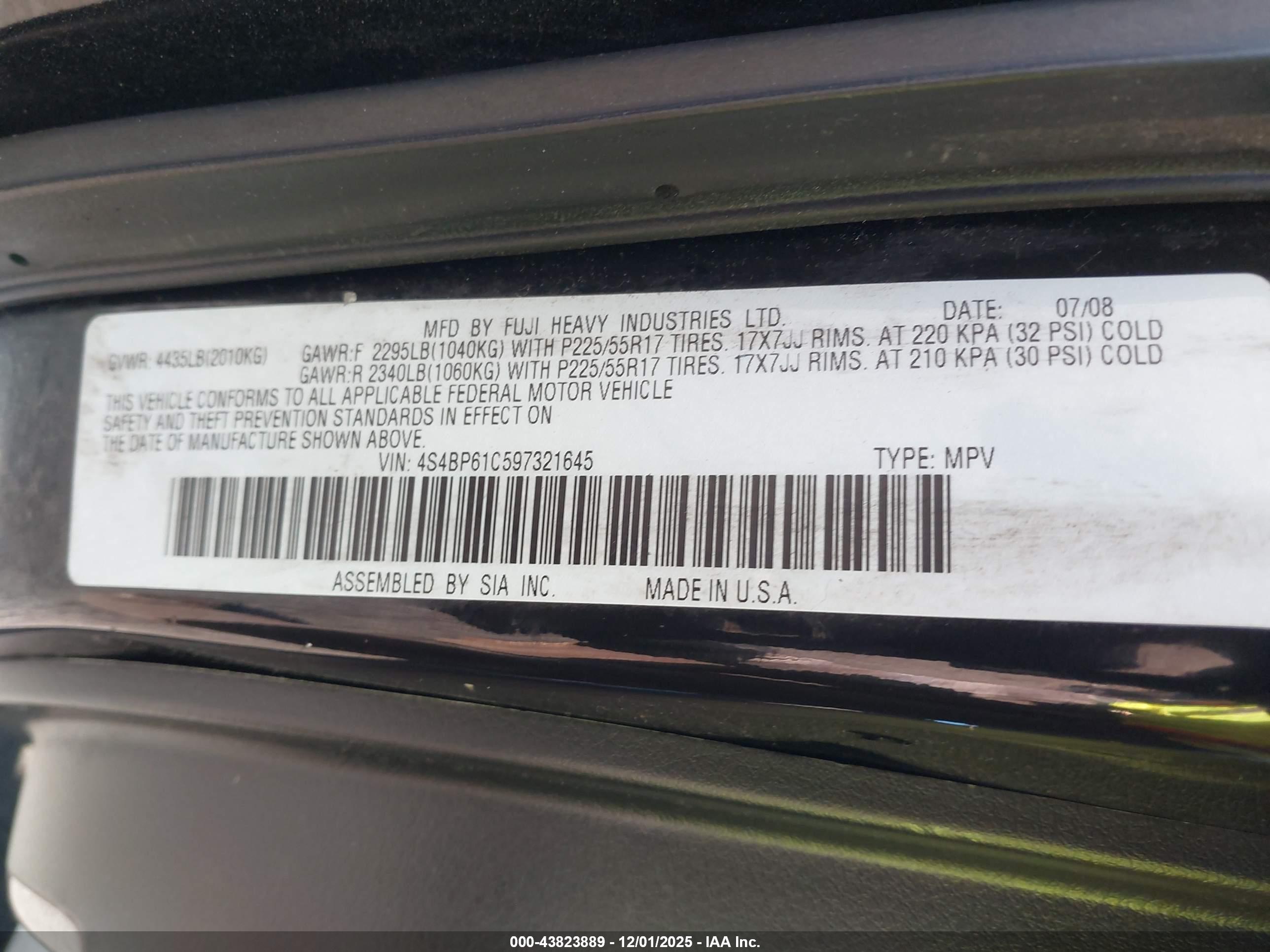 SUBARU OUTBACK image 9