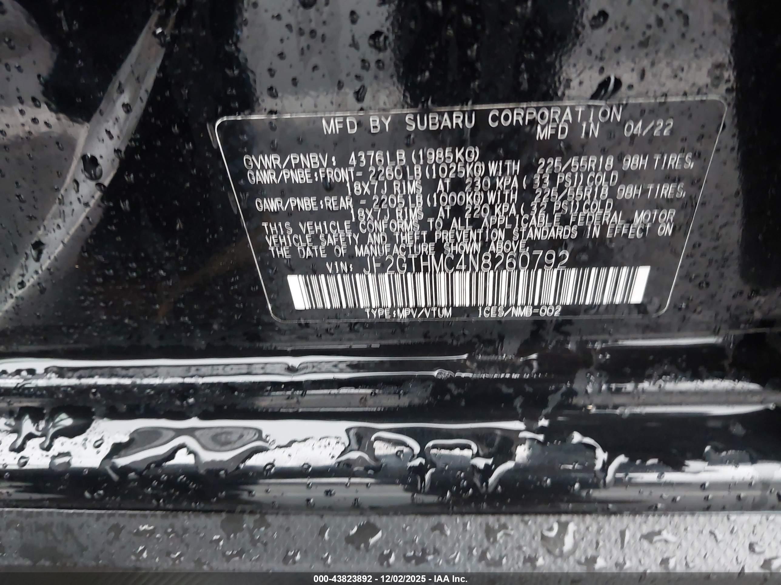 SUBARU CROSSTREK image 9