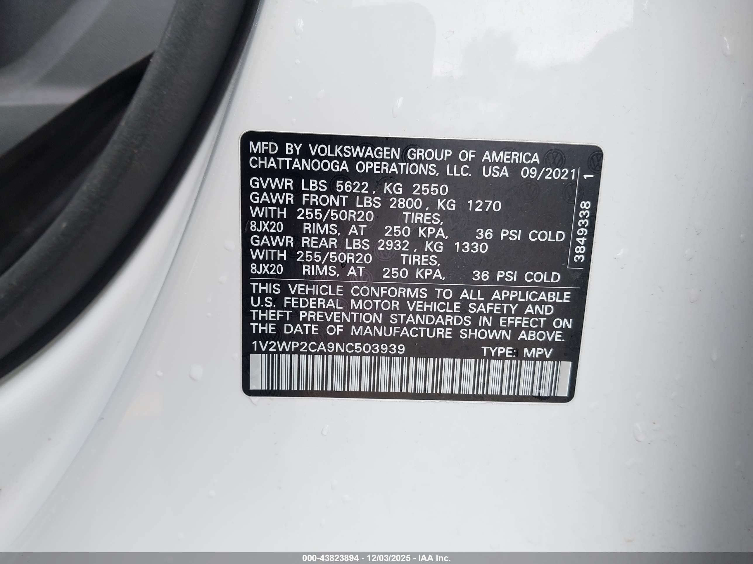 VOLKSWAGEN ATLAS image 9