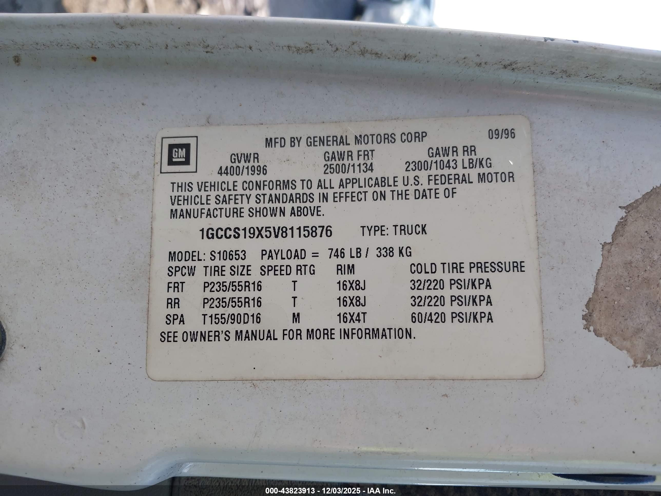 CHEVROLET S-10 image 9