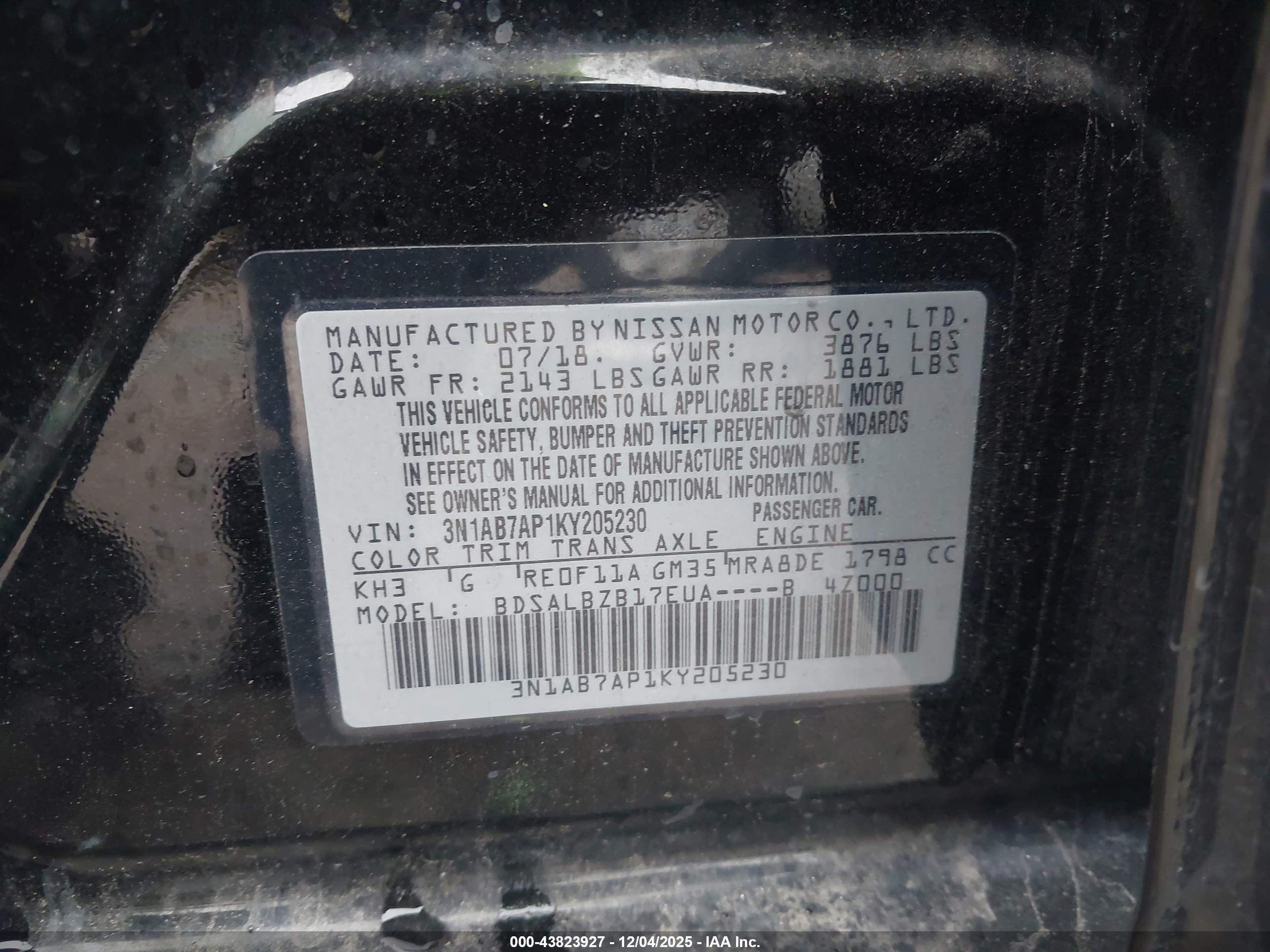 NISSAN SENTRA image 9