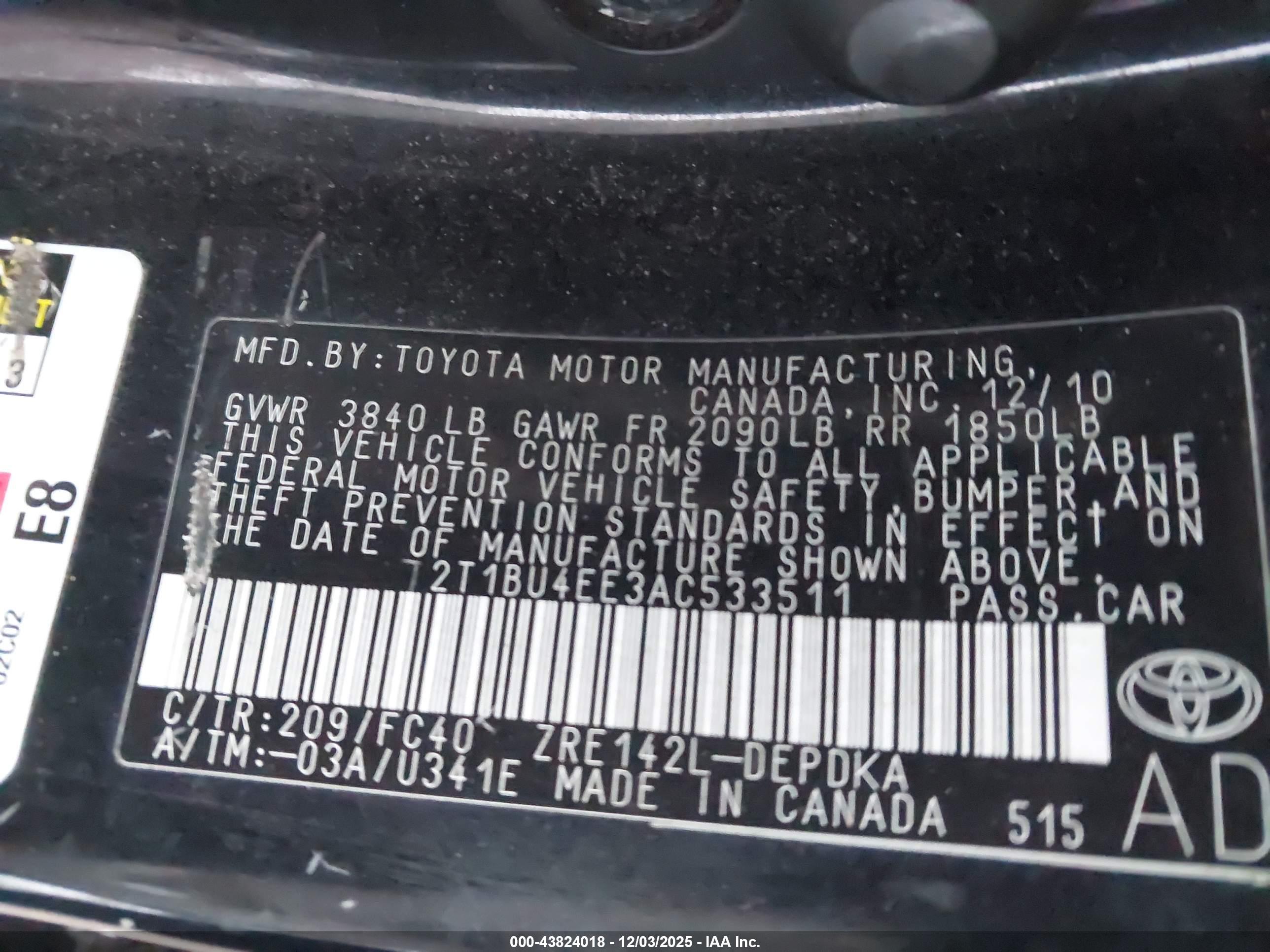 TOYOTA COROLLA image 9