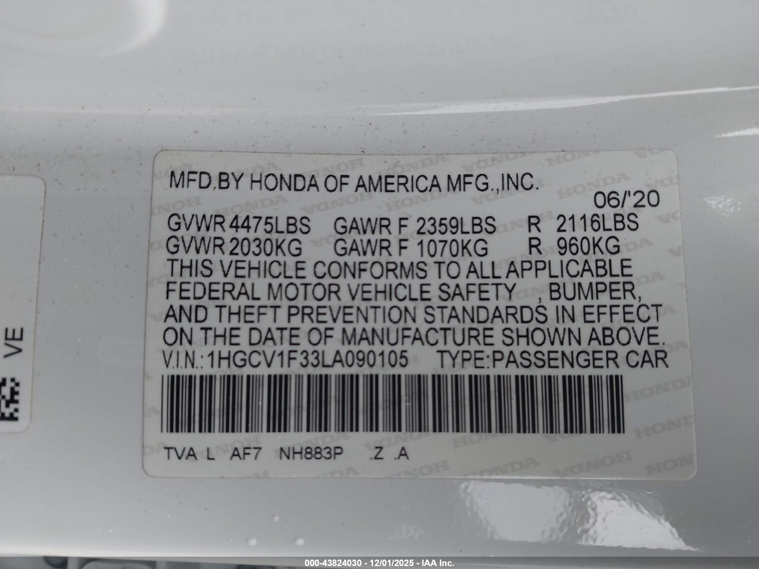 HONDA ACCORD image 9