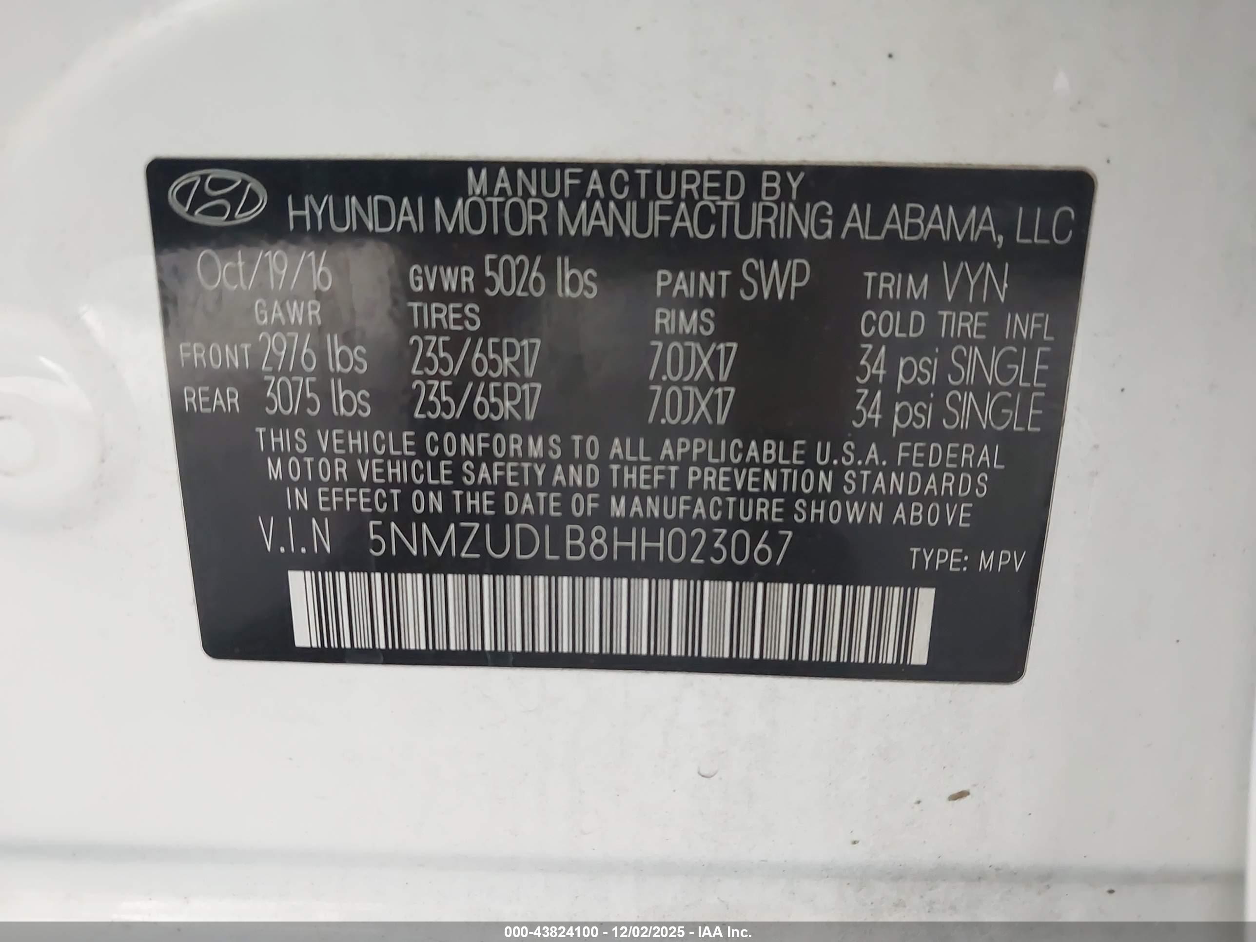 HYUNDAI SANTA image 9