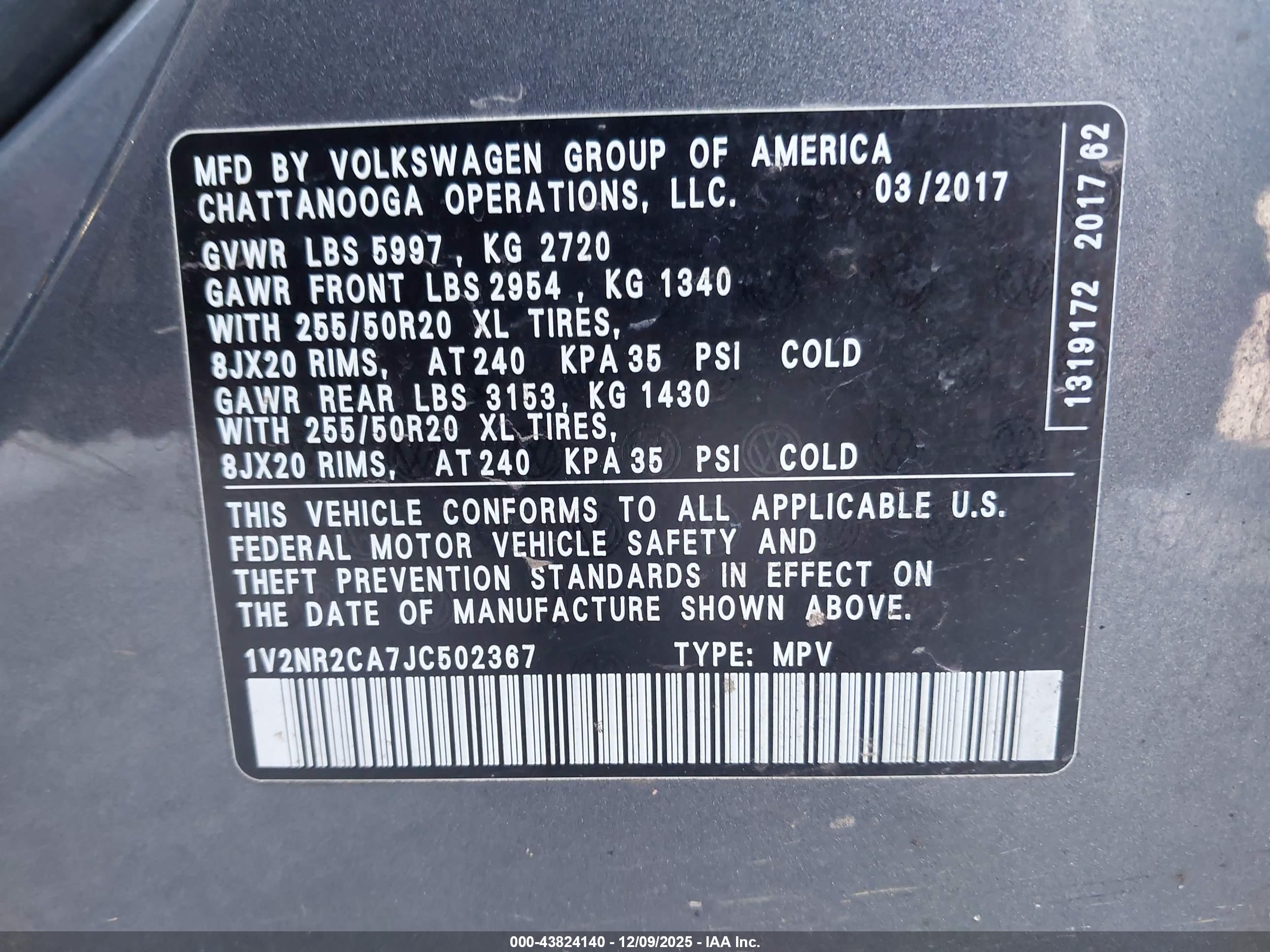 VOLKSWAGEN ATLAS image 9