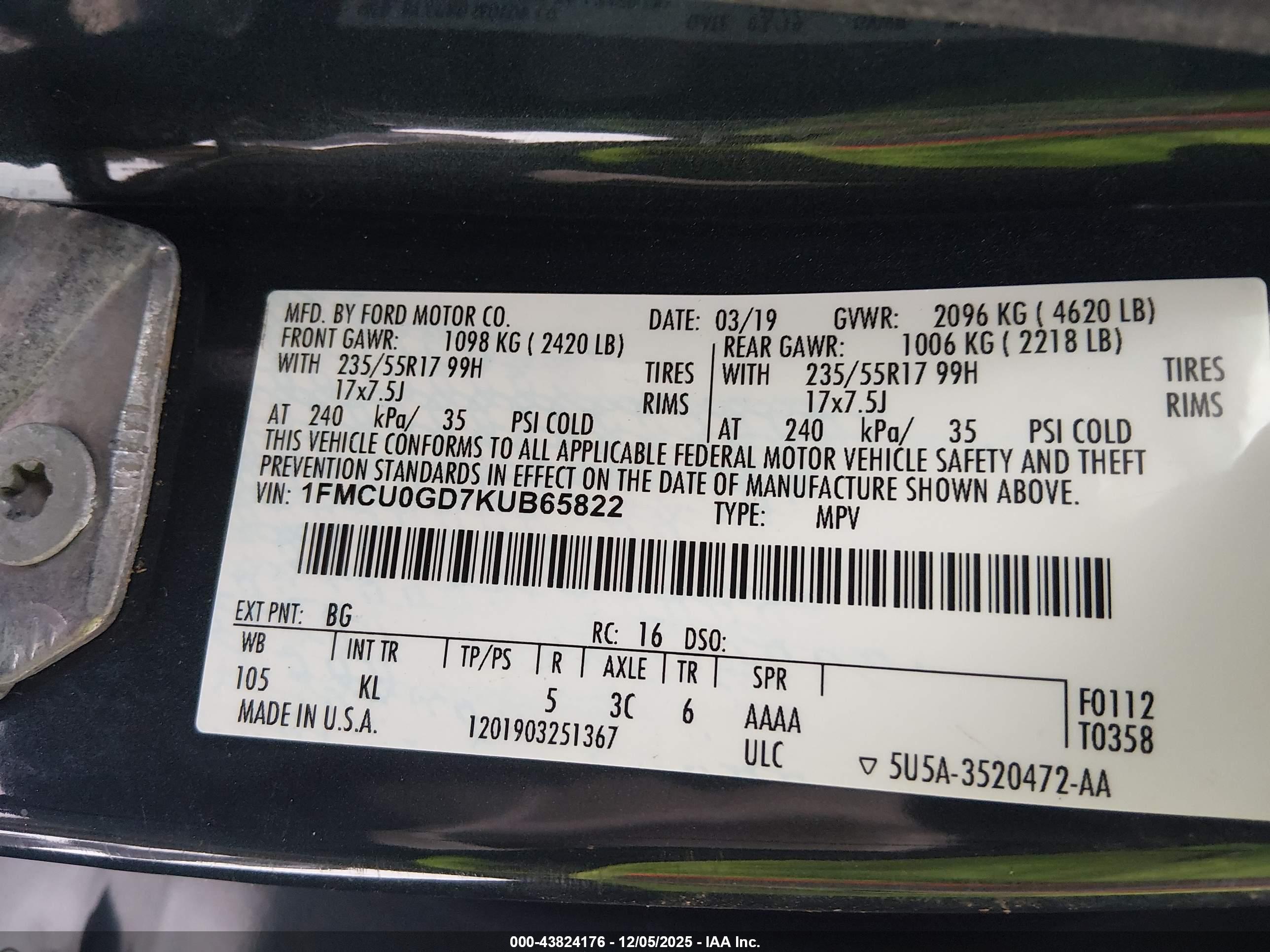 FORD ESCAPE image 9