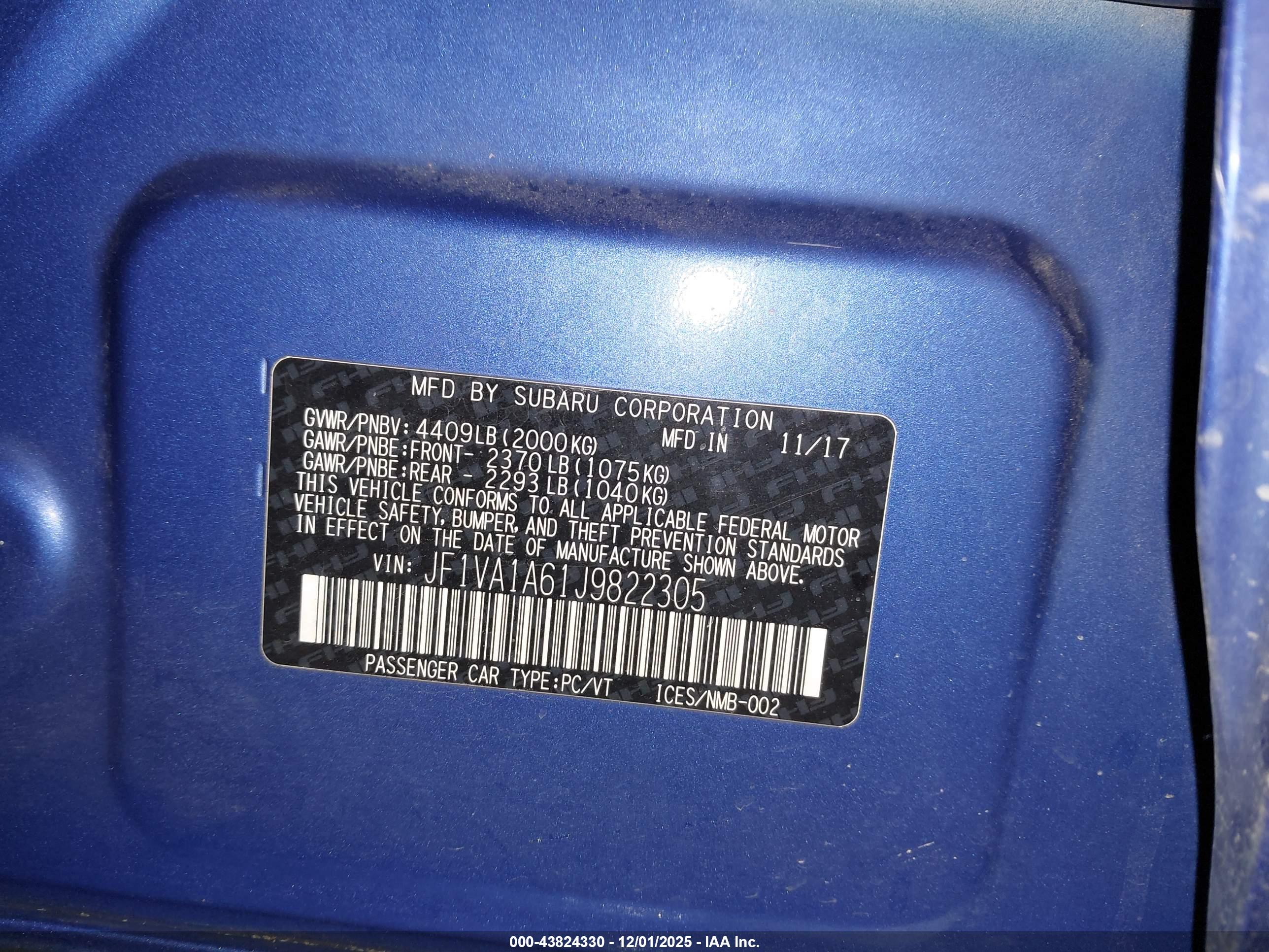SUBARU WRX image 9