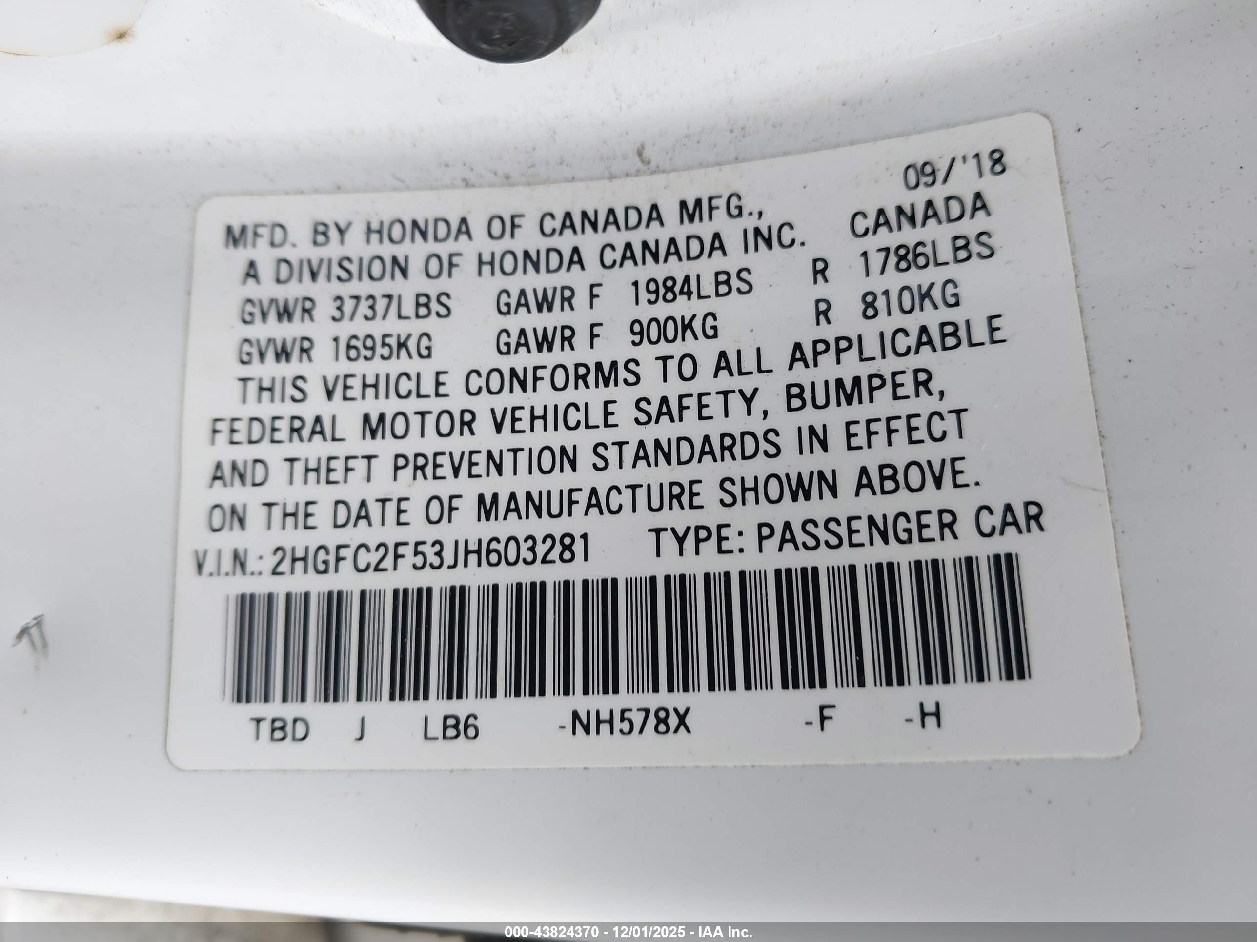 HONDA CIVIC image 9