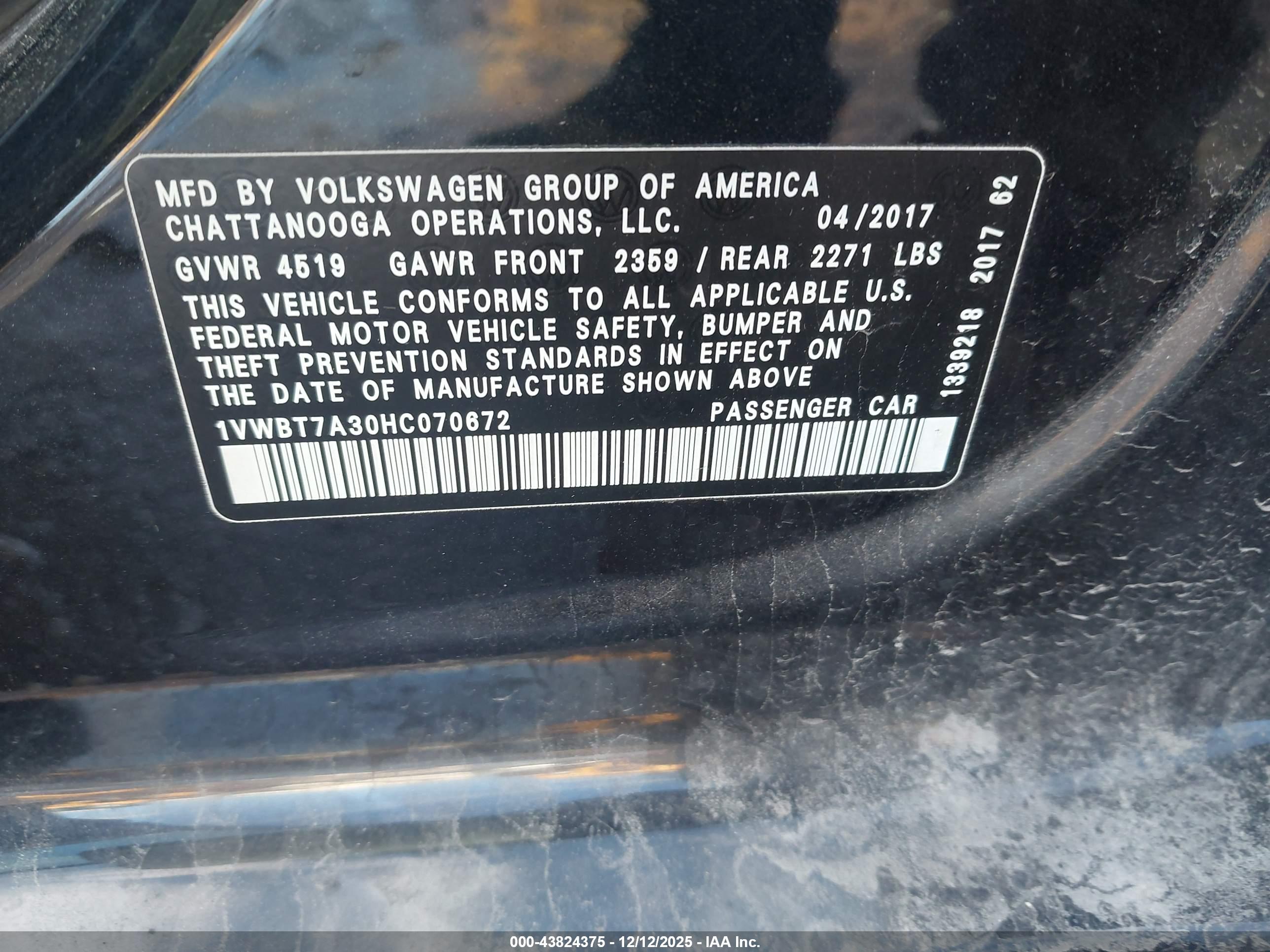 VOLKSWAGEN PASSAT image 9