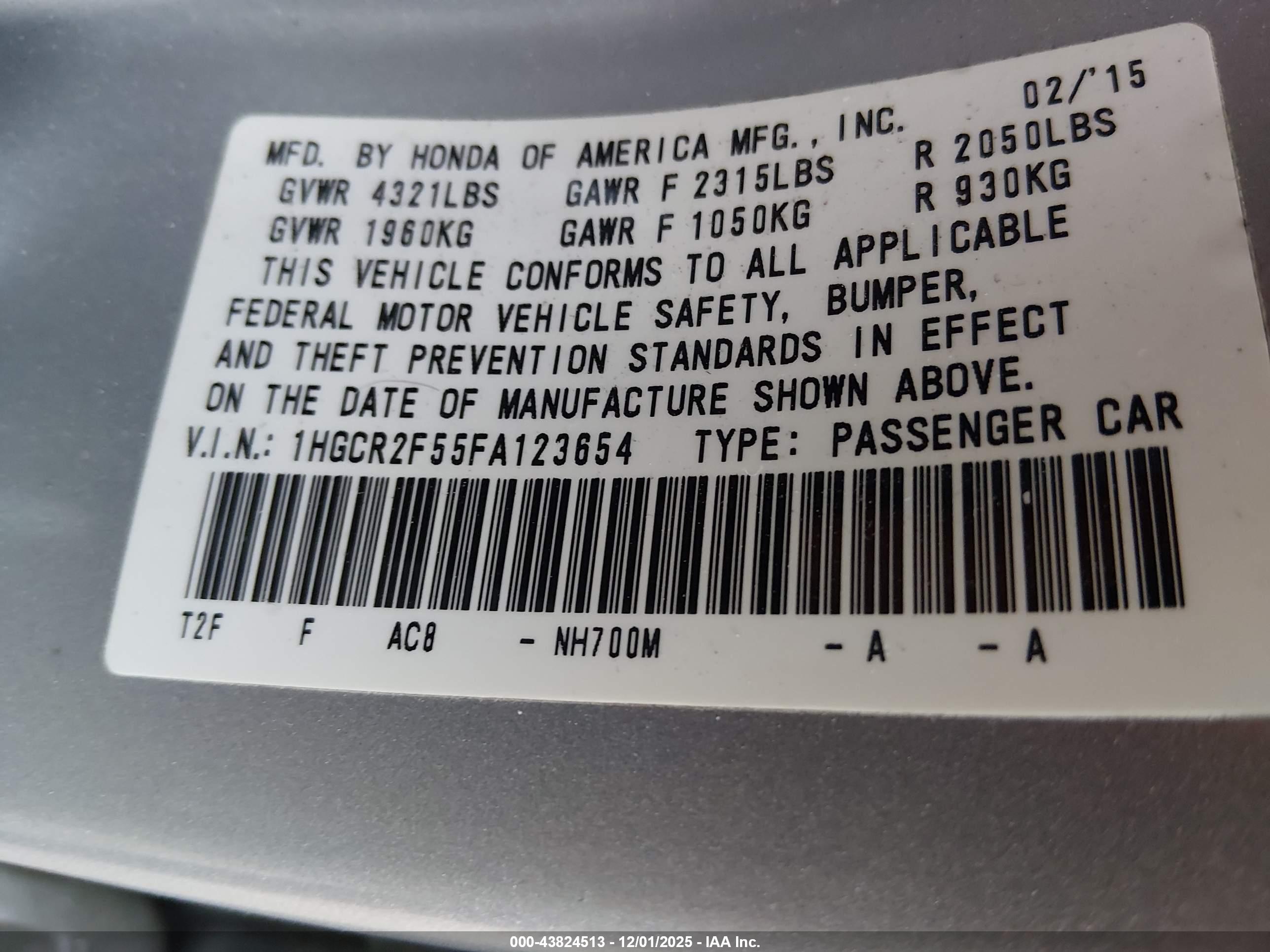 HONDA ACCORD image 9