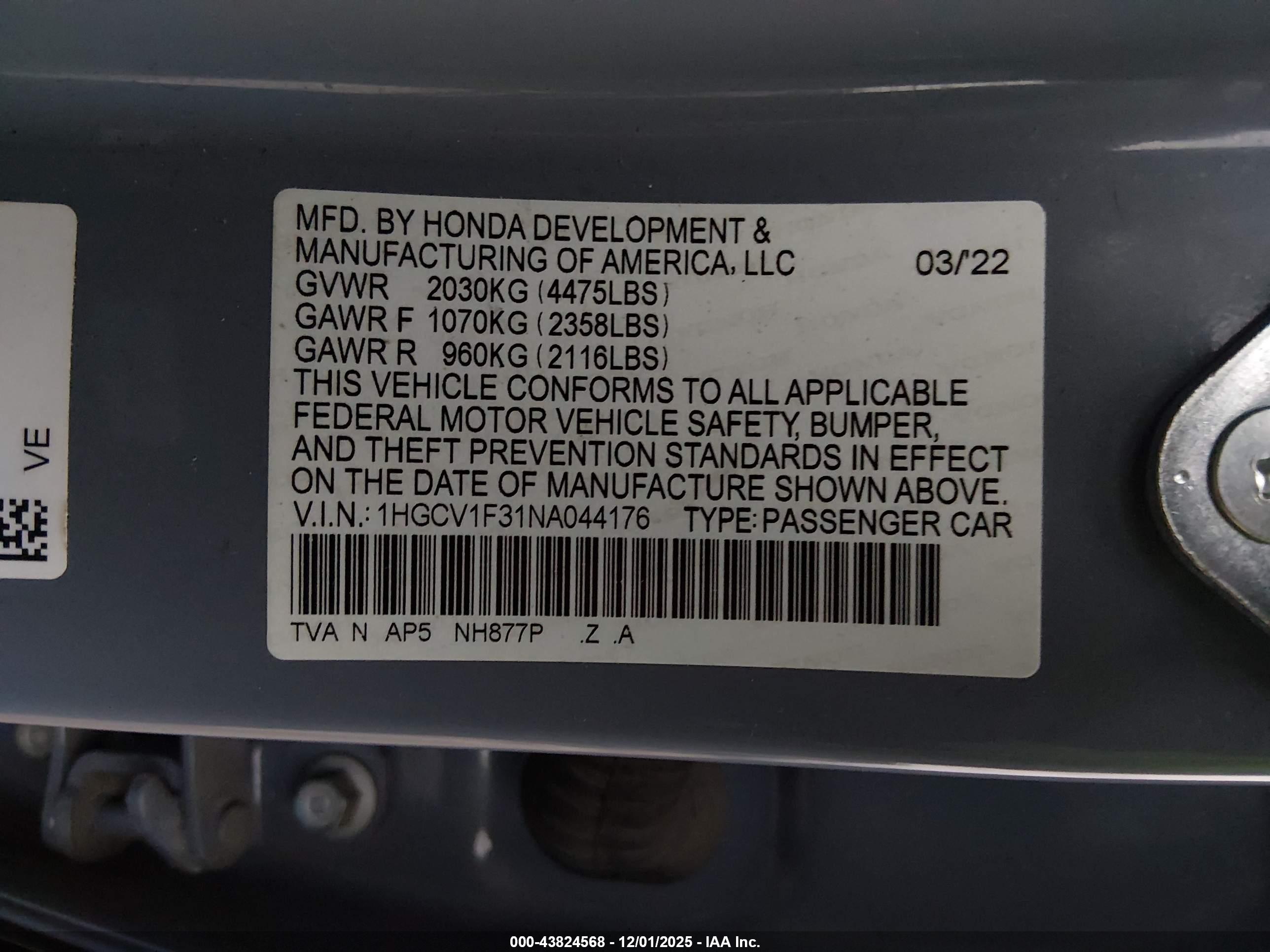 HONDA ACCORD image 9