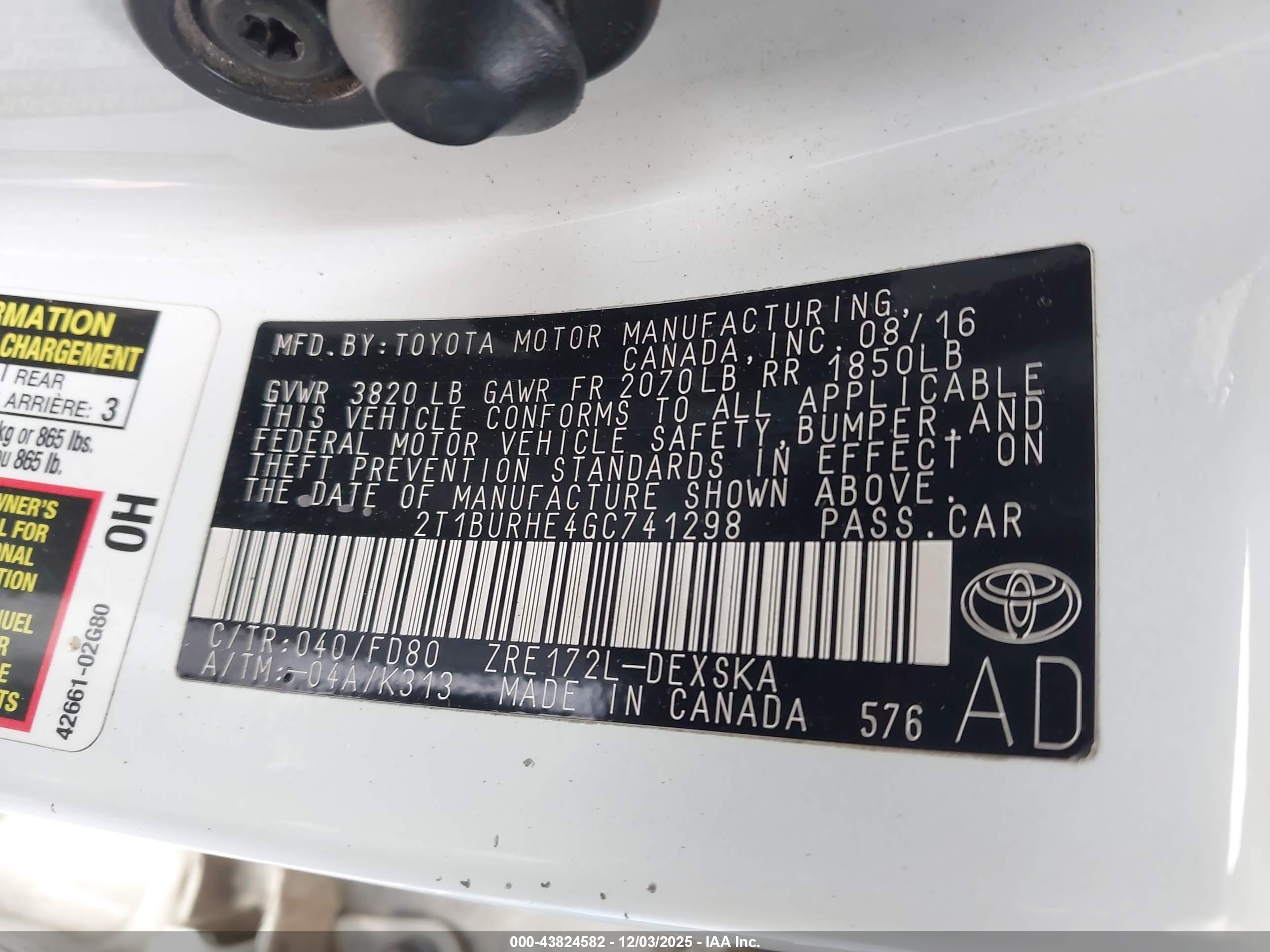 TOYOTA COROLLA image 9