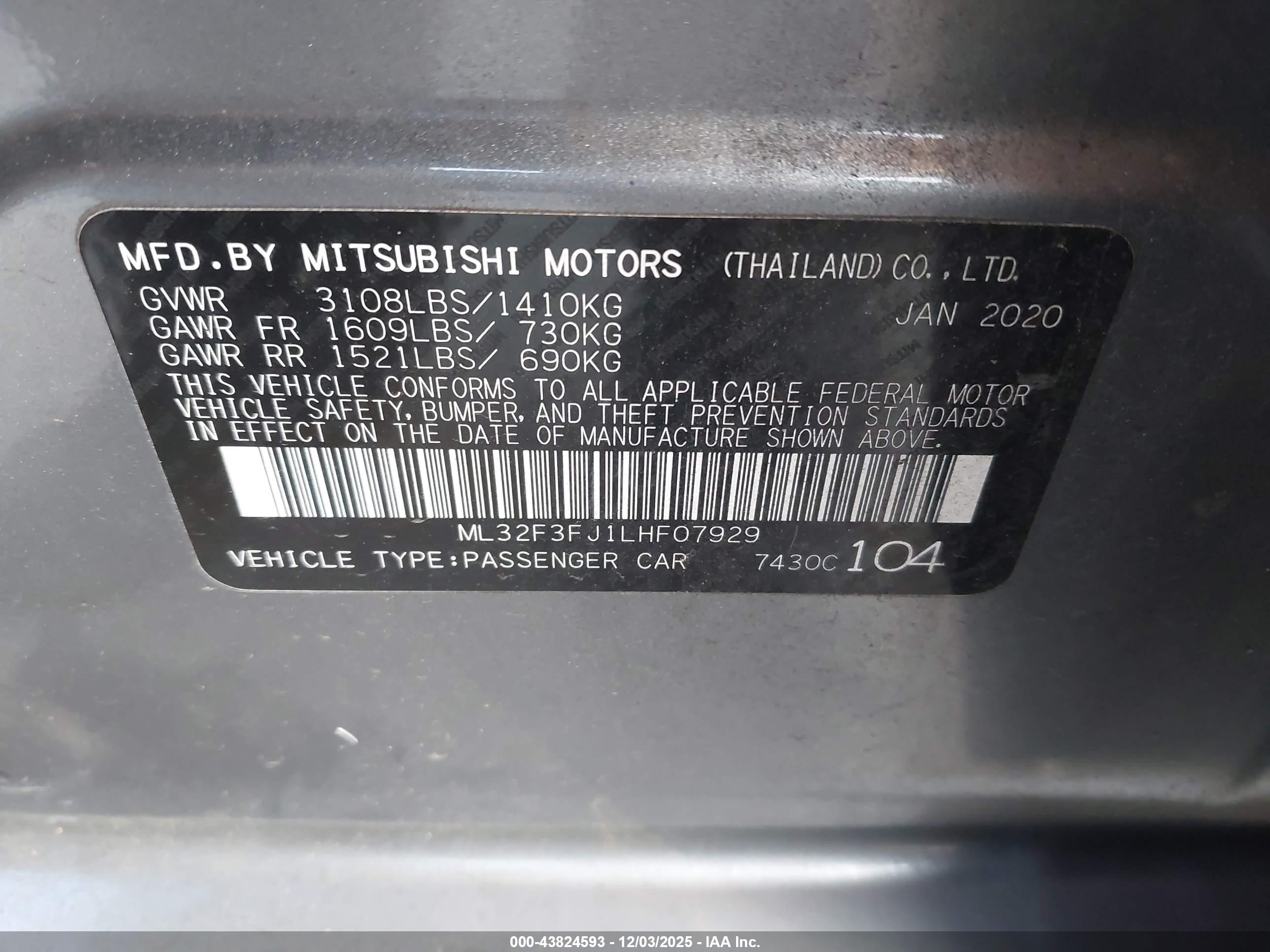 MITSUBISHI MIRAGE image 9