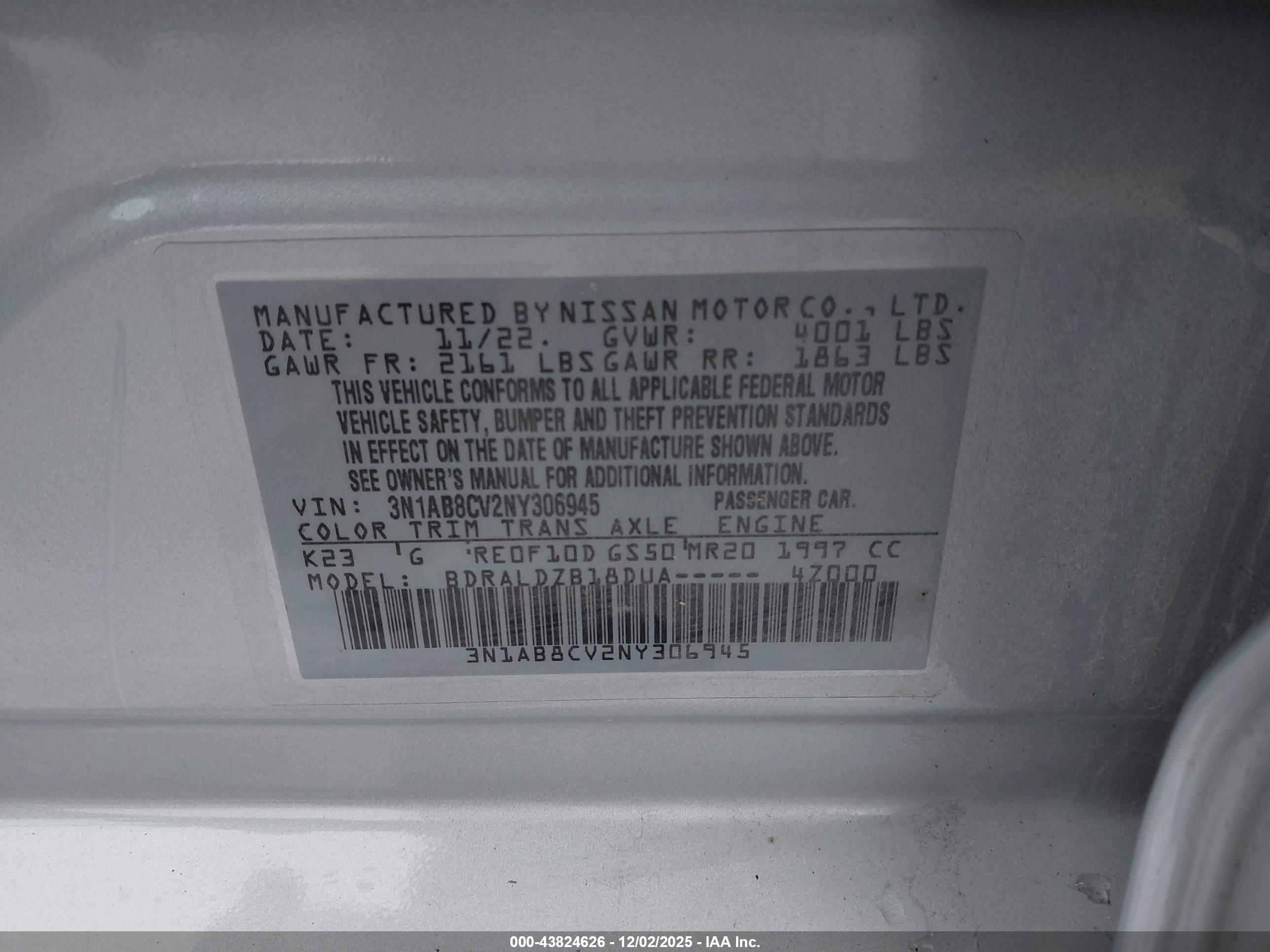 NISSAN SENTRA image 9