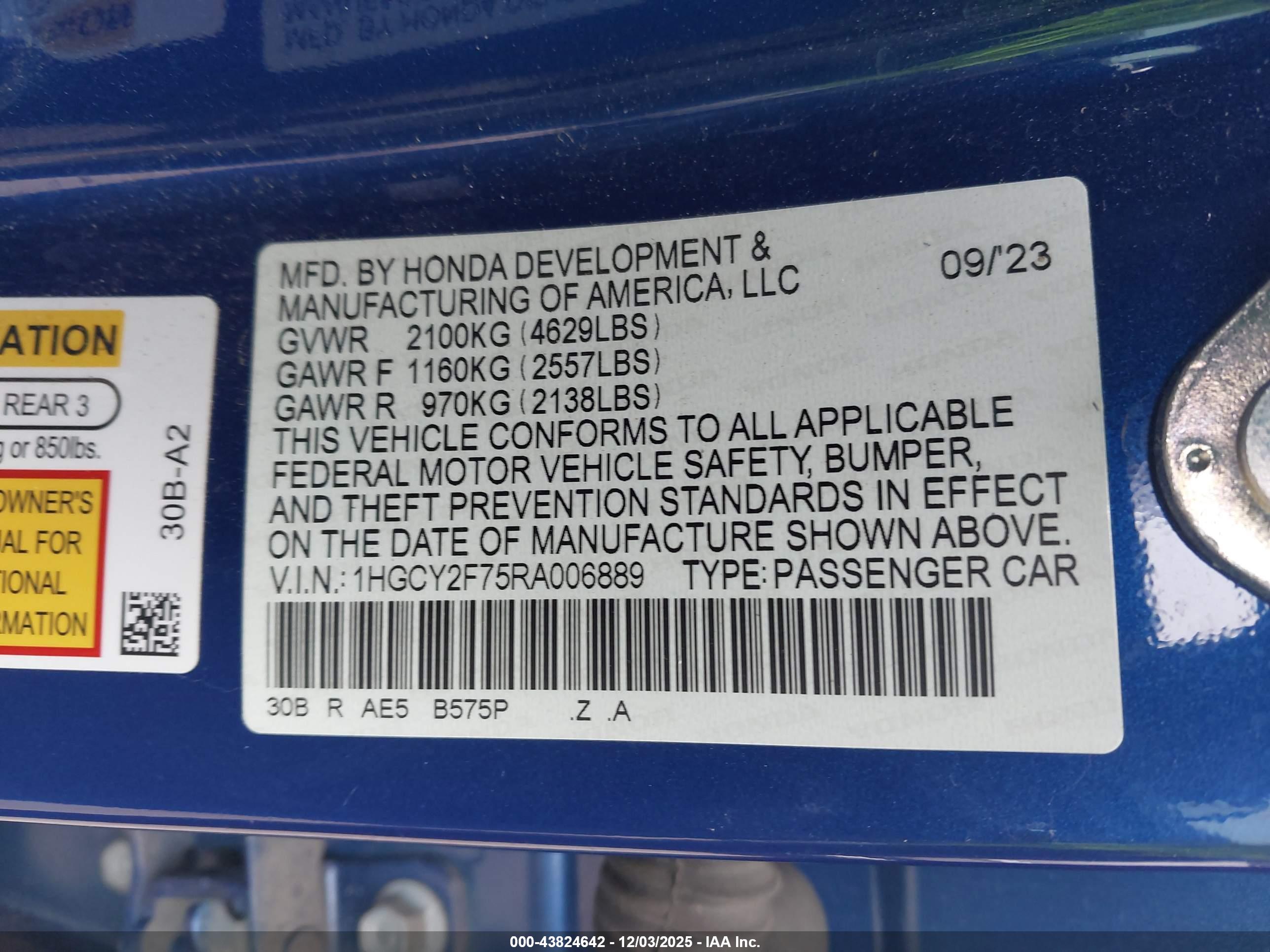 HONDA ACCORD image 9