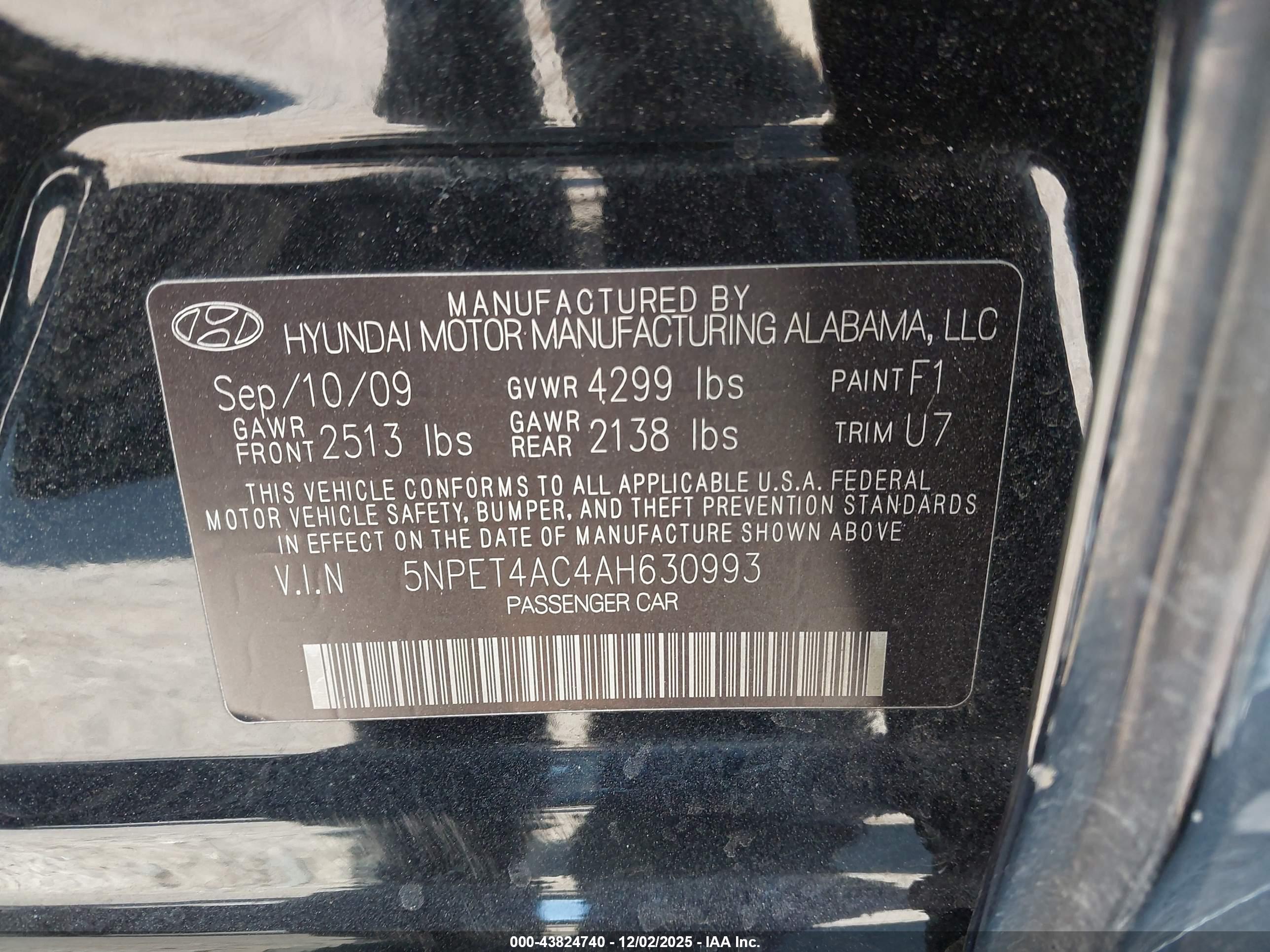 HYUNDAI SONATA image 9