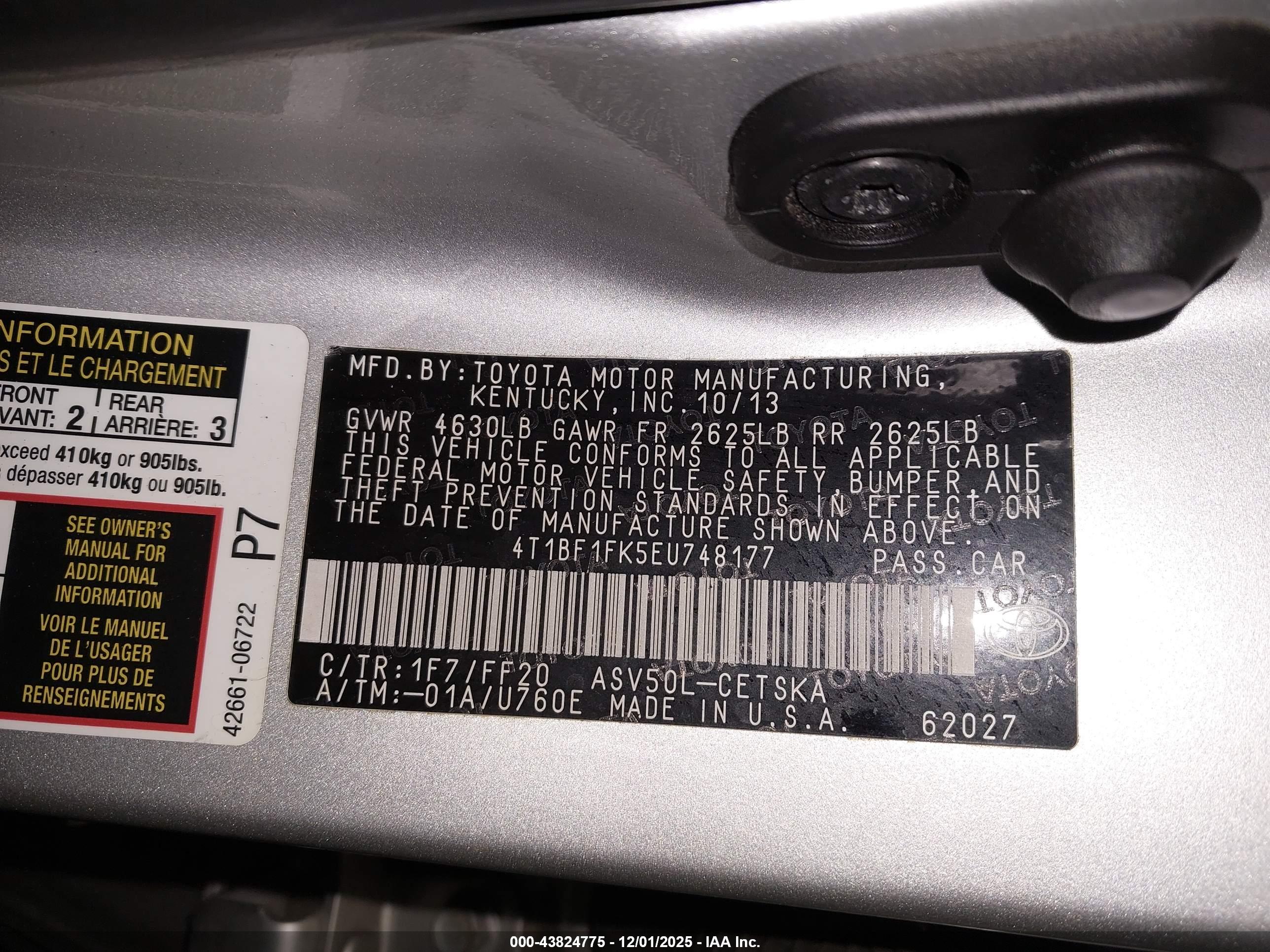 TOYOTA CAMRY image 9