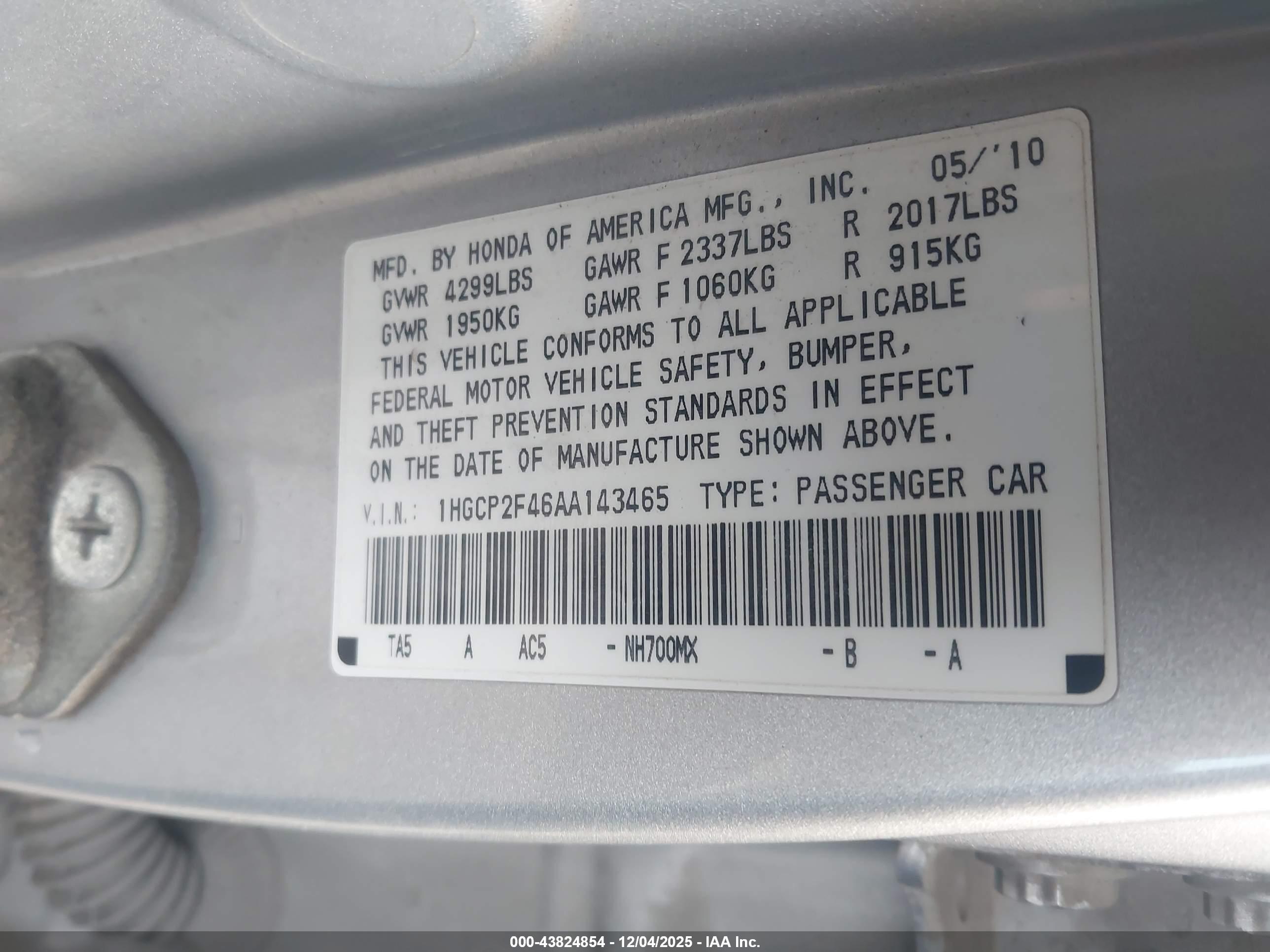 HONDA ACCORD image 9