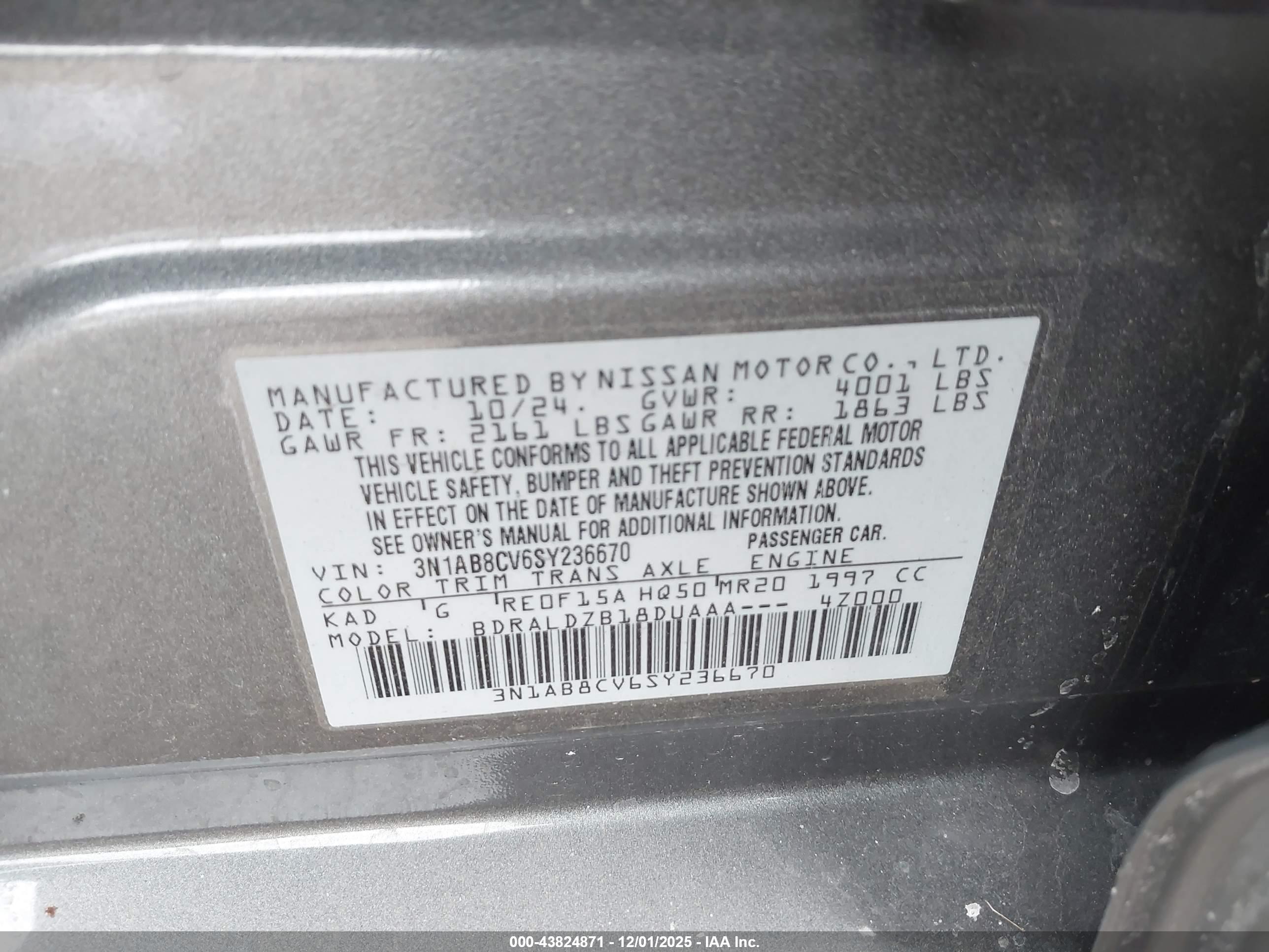 NISSAN SENTRA image 9