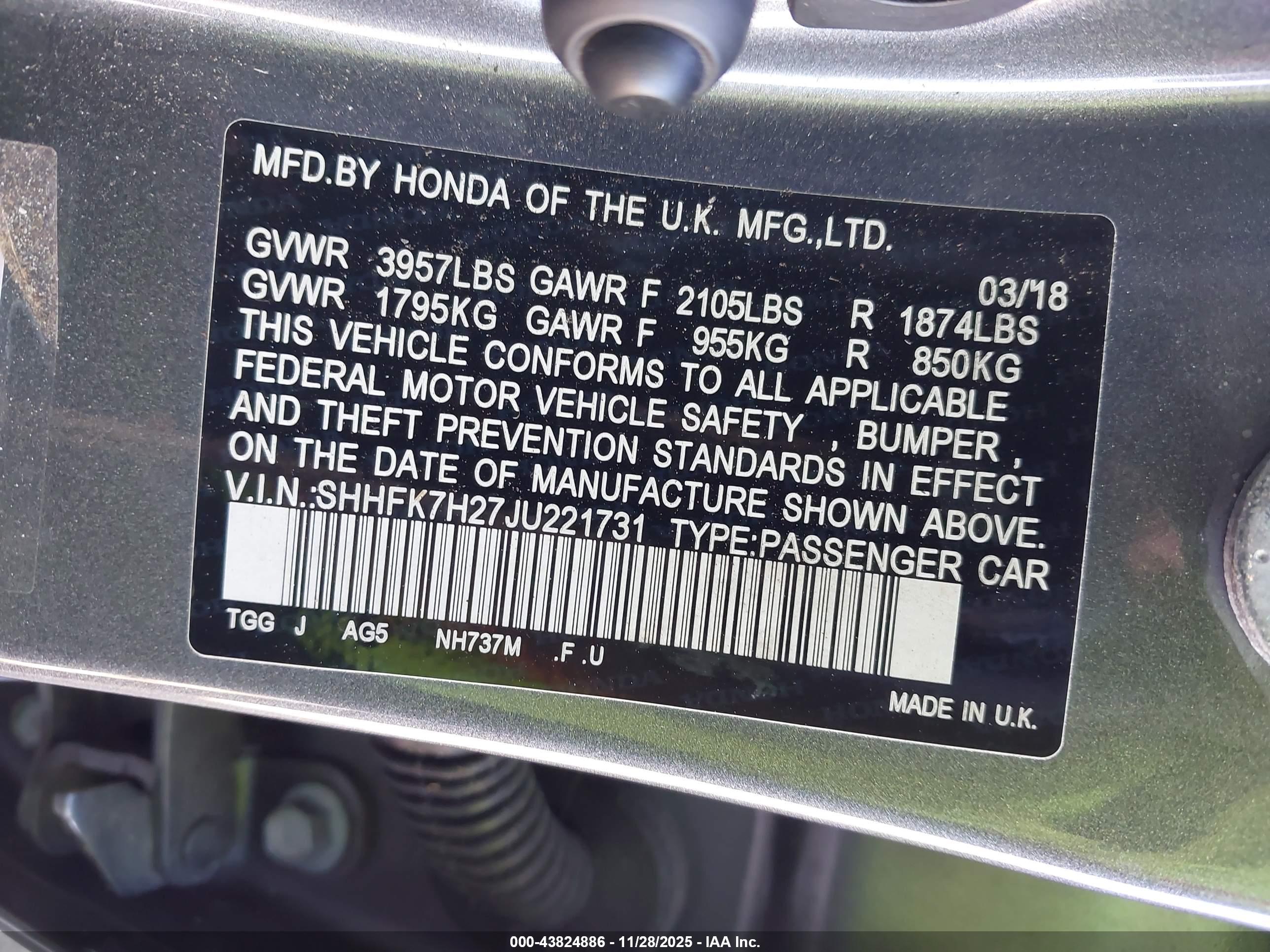 HONDA CIVIC image 9
