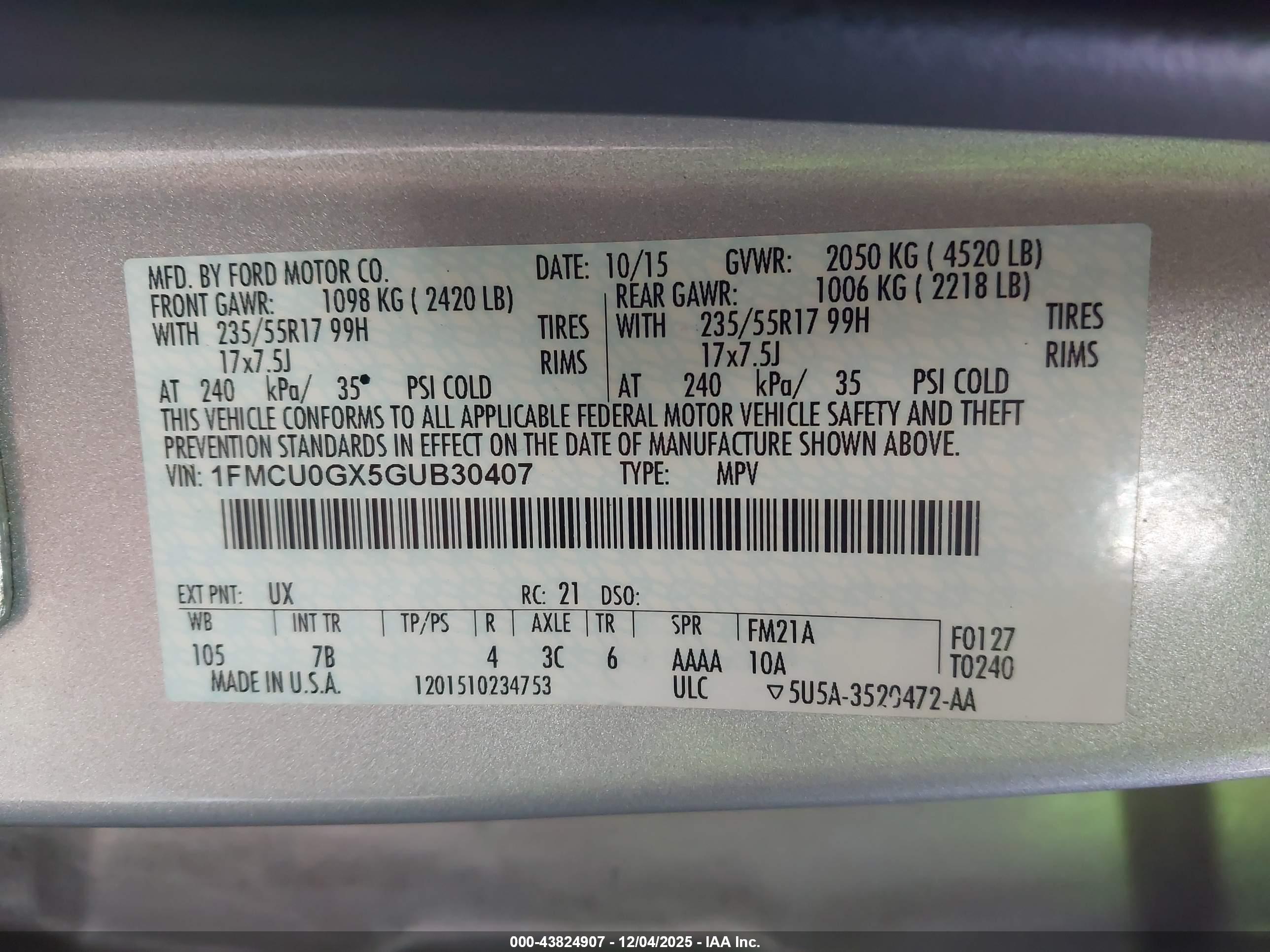 FORD ESCAPE image 9