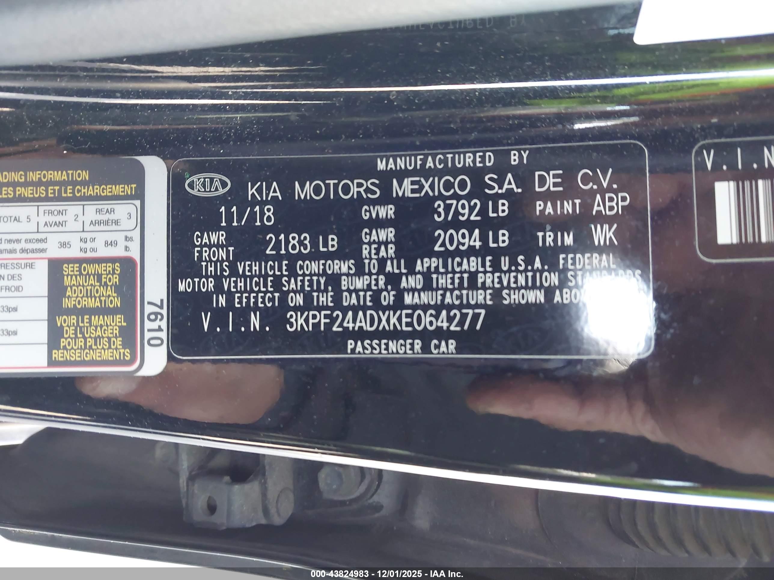 KIA FORTE image 9