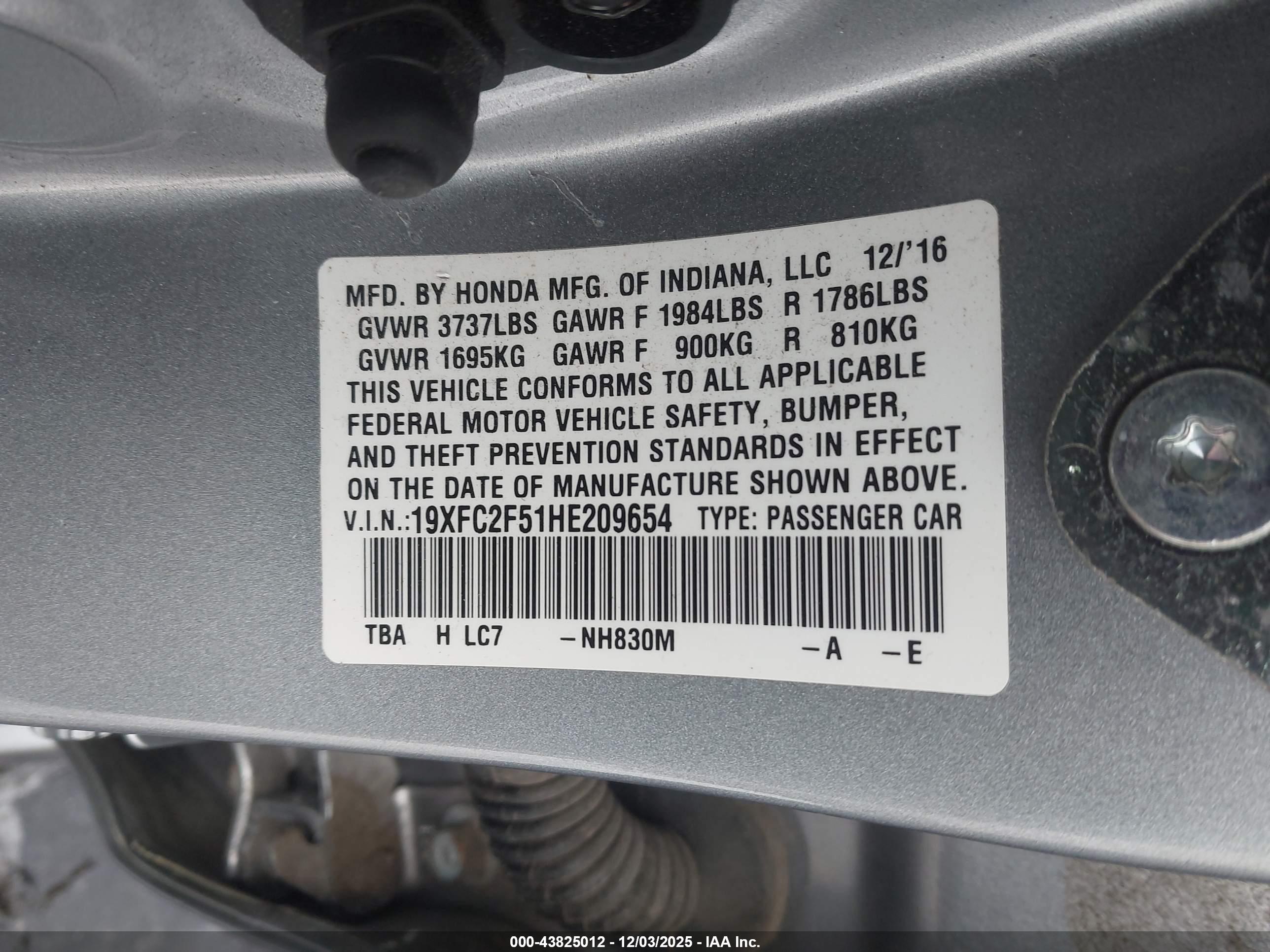 HONDA CIVIC image 9