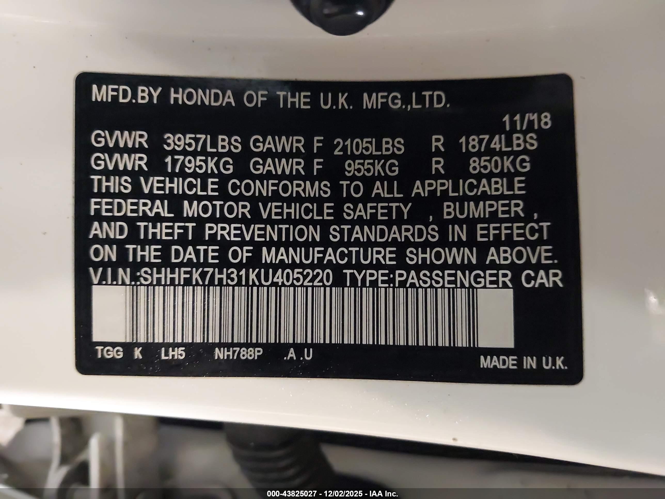 HONDA CIVIC image 9