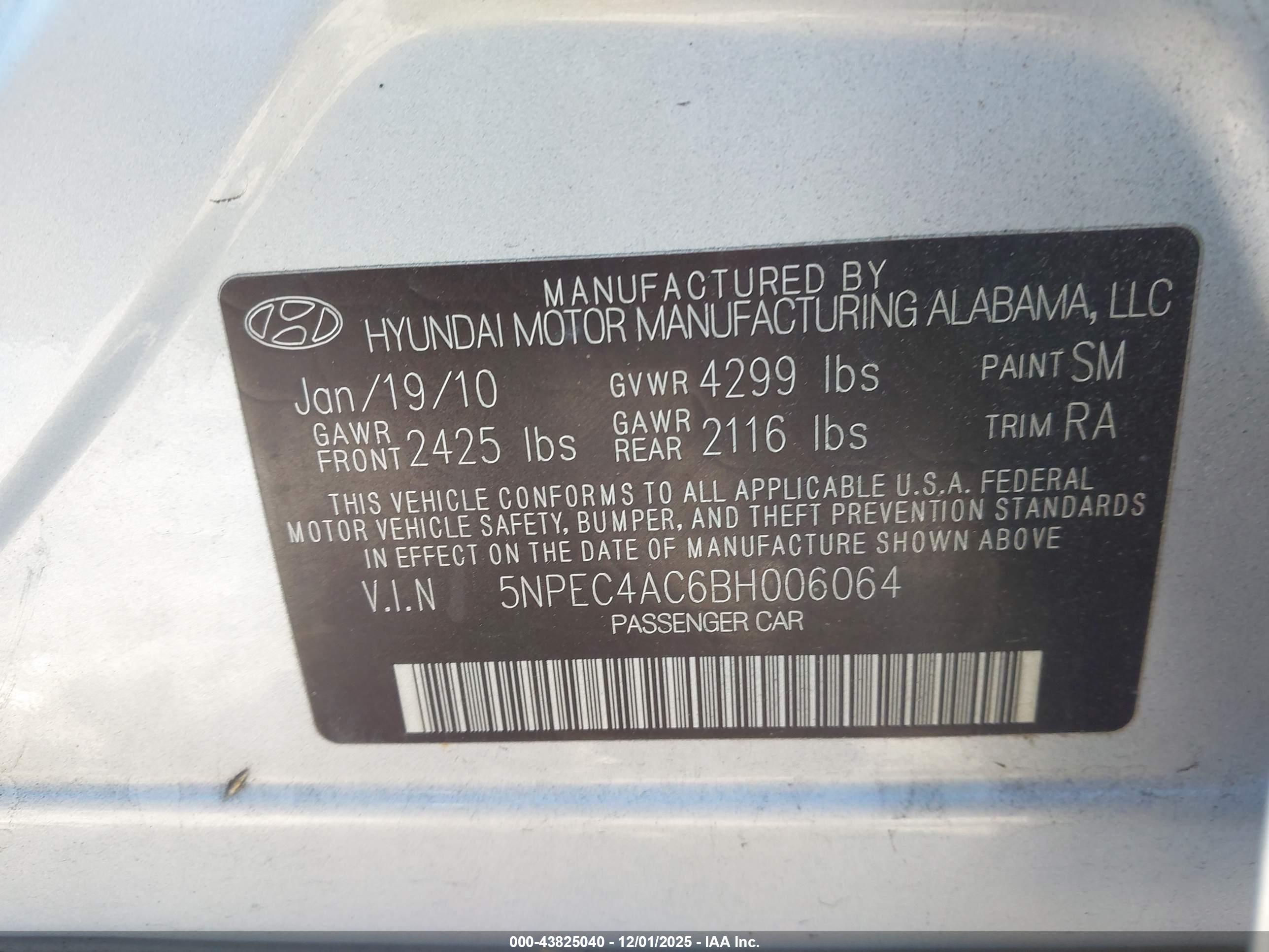HYUNDAI SONATA image 9