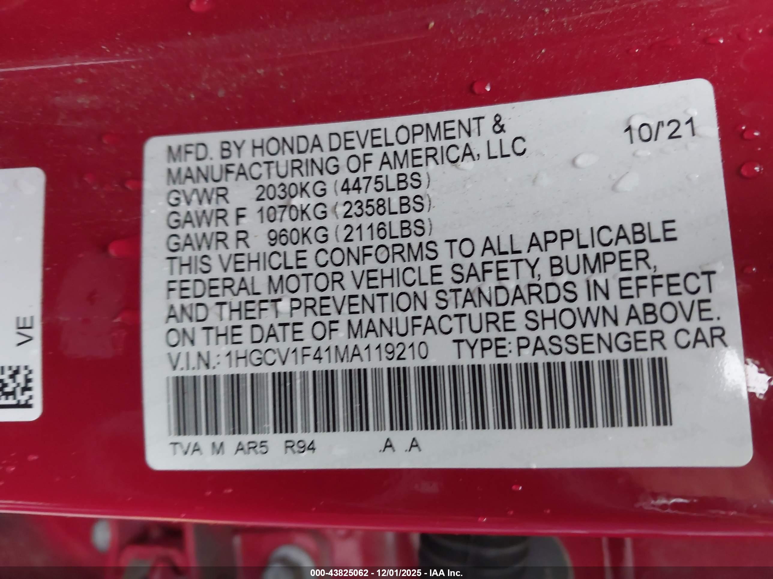 HONDA ACCORD image 9