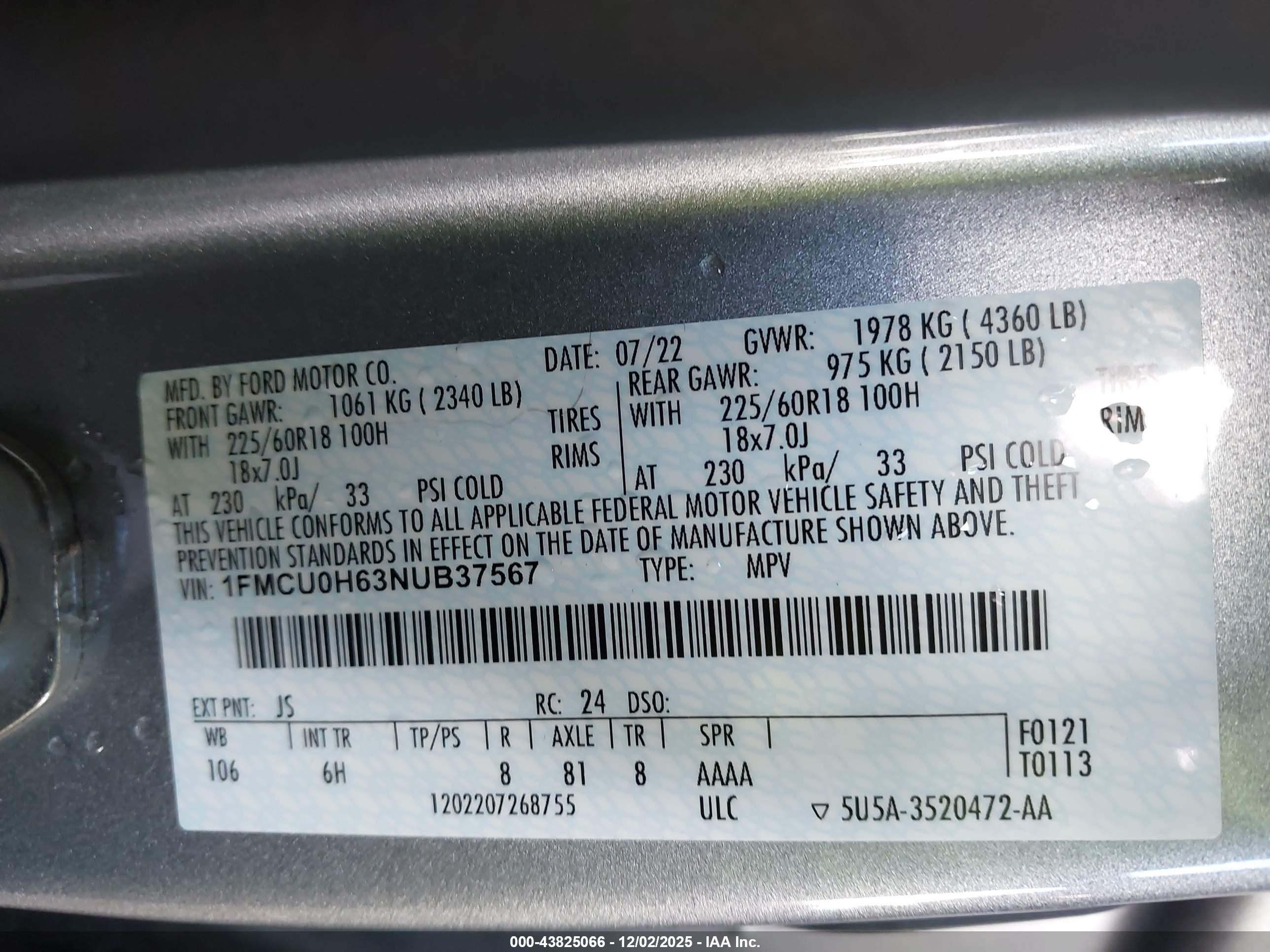 FORD ESCAPE image 9
