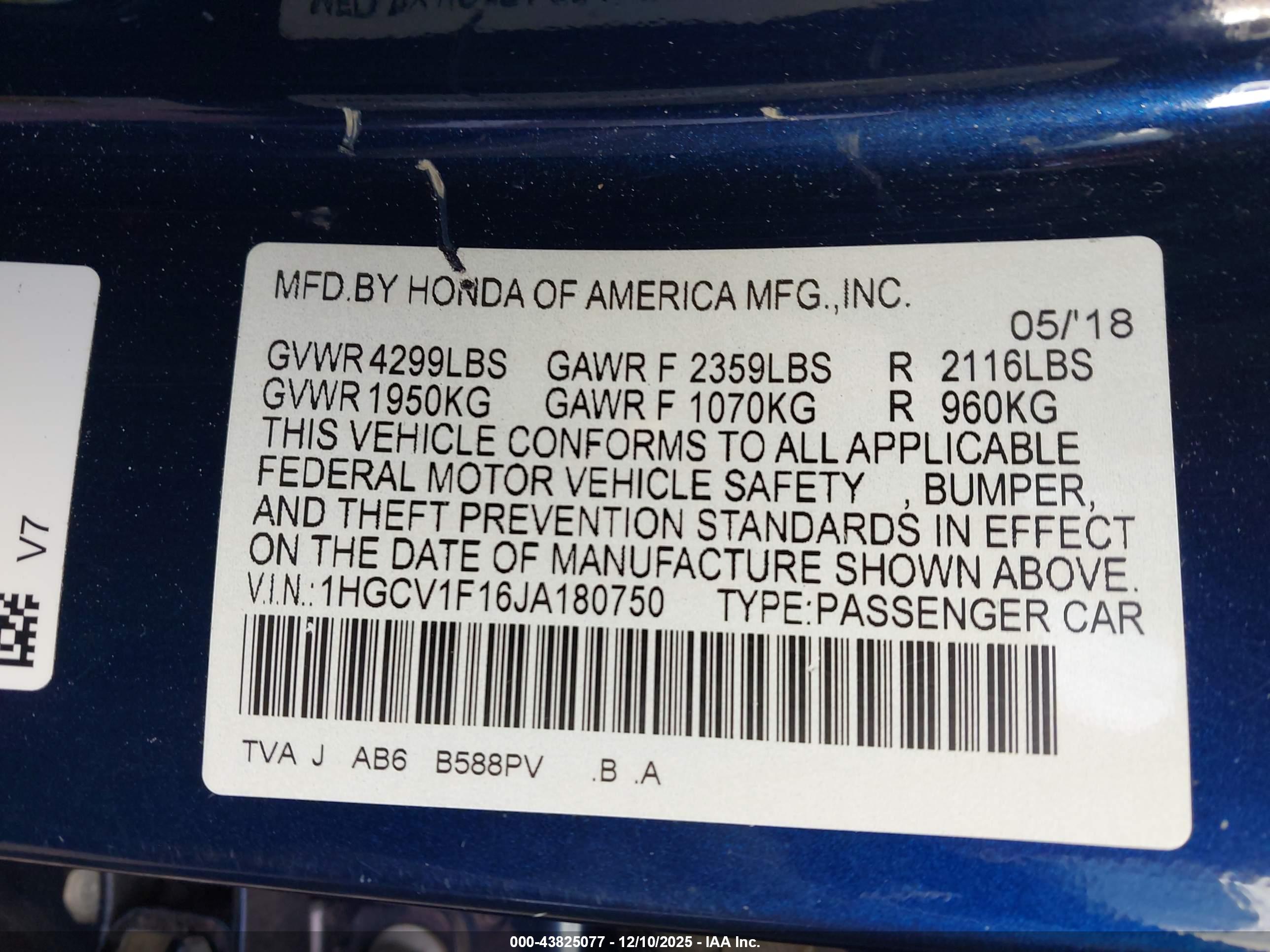 HONDA ACCORD image 9