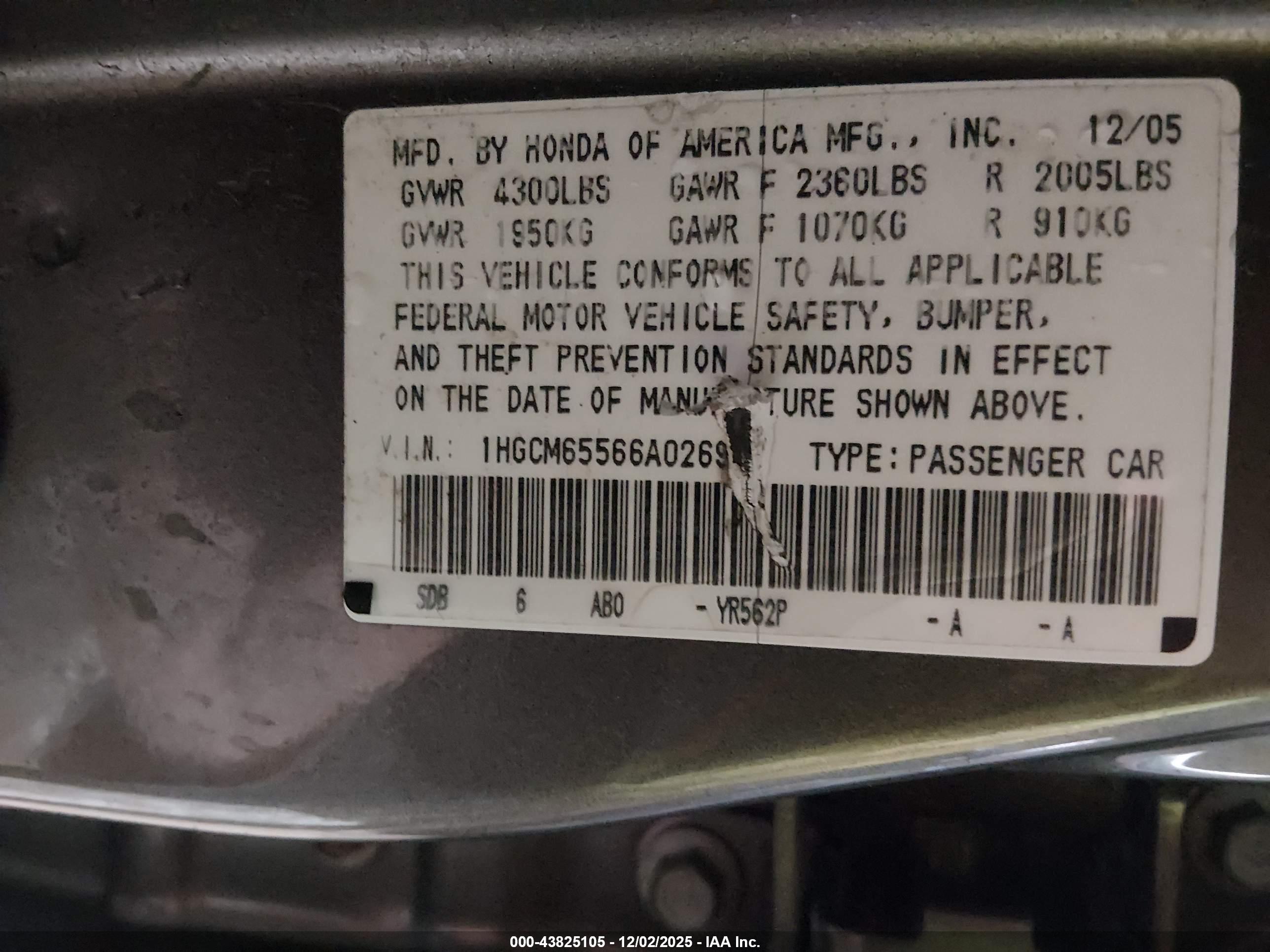 HONDA ACCORD image 9