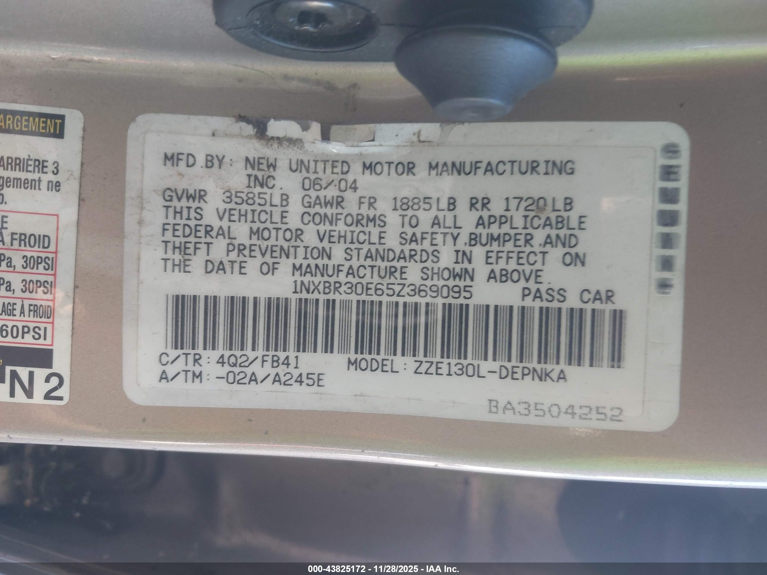 TOYOTA COROLLA image 9