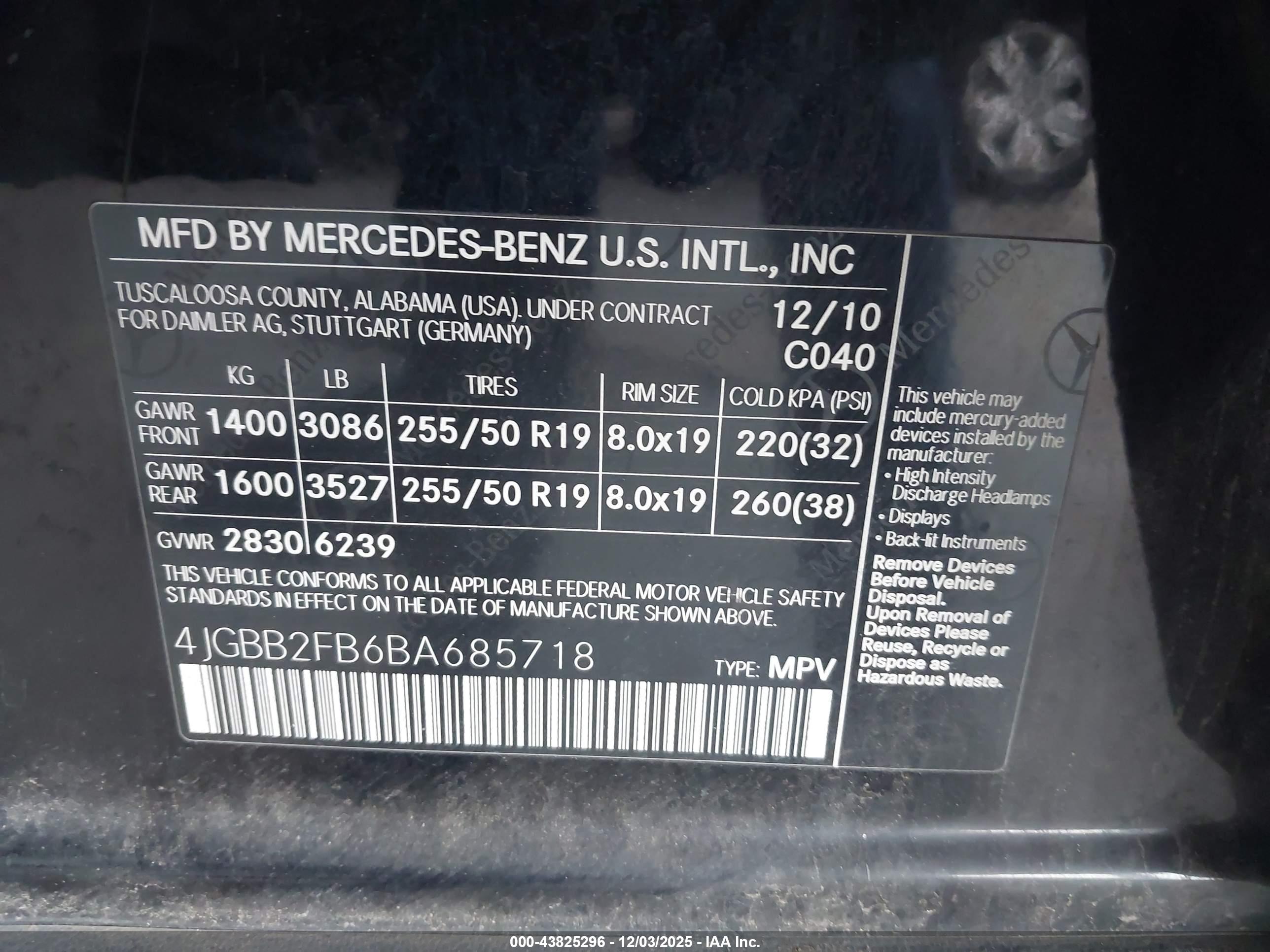 MERCEDES-BENZ ML image 9