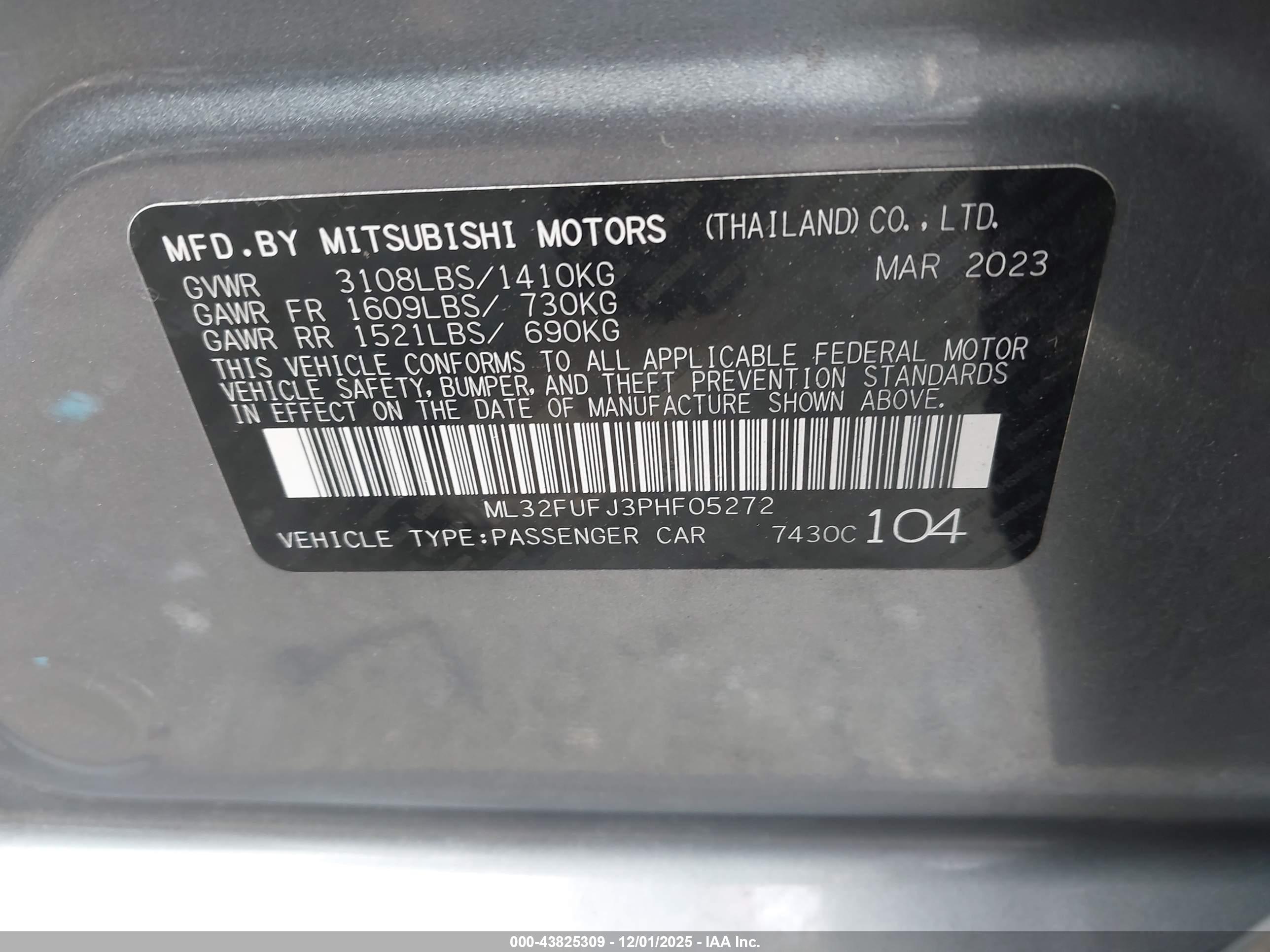 MITSUBISHI MIRAGE image 9