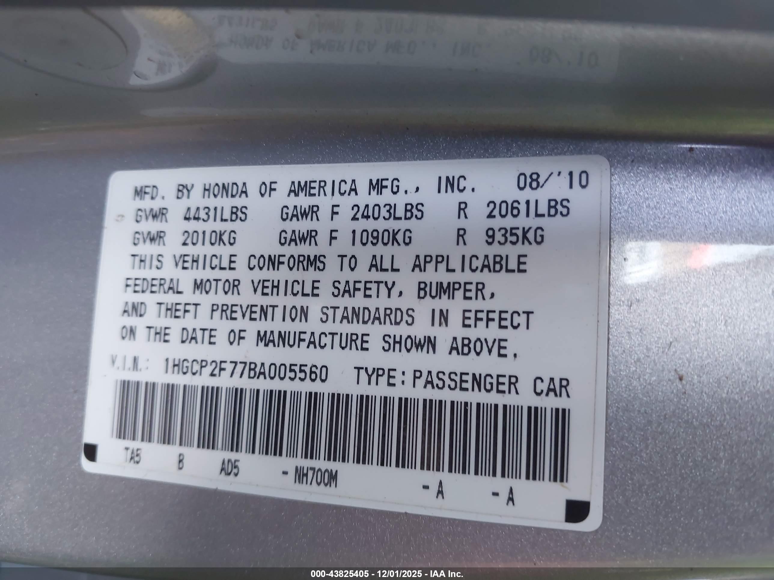 HONDA ACCORD image 9