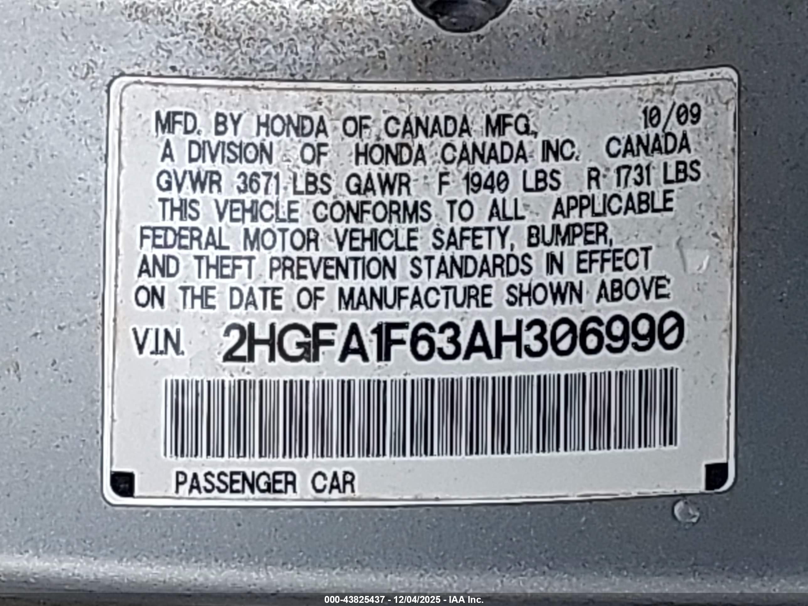 HONDA CIVIC image 9