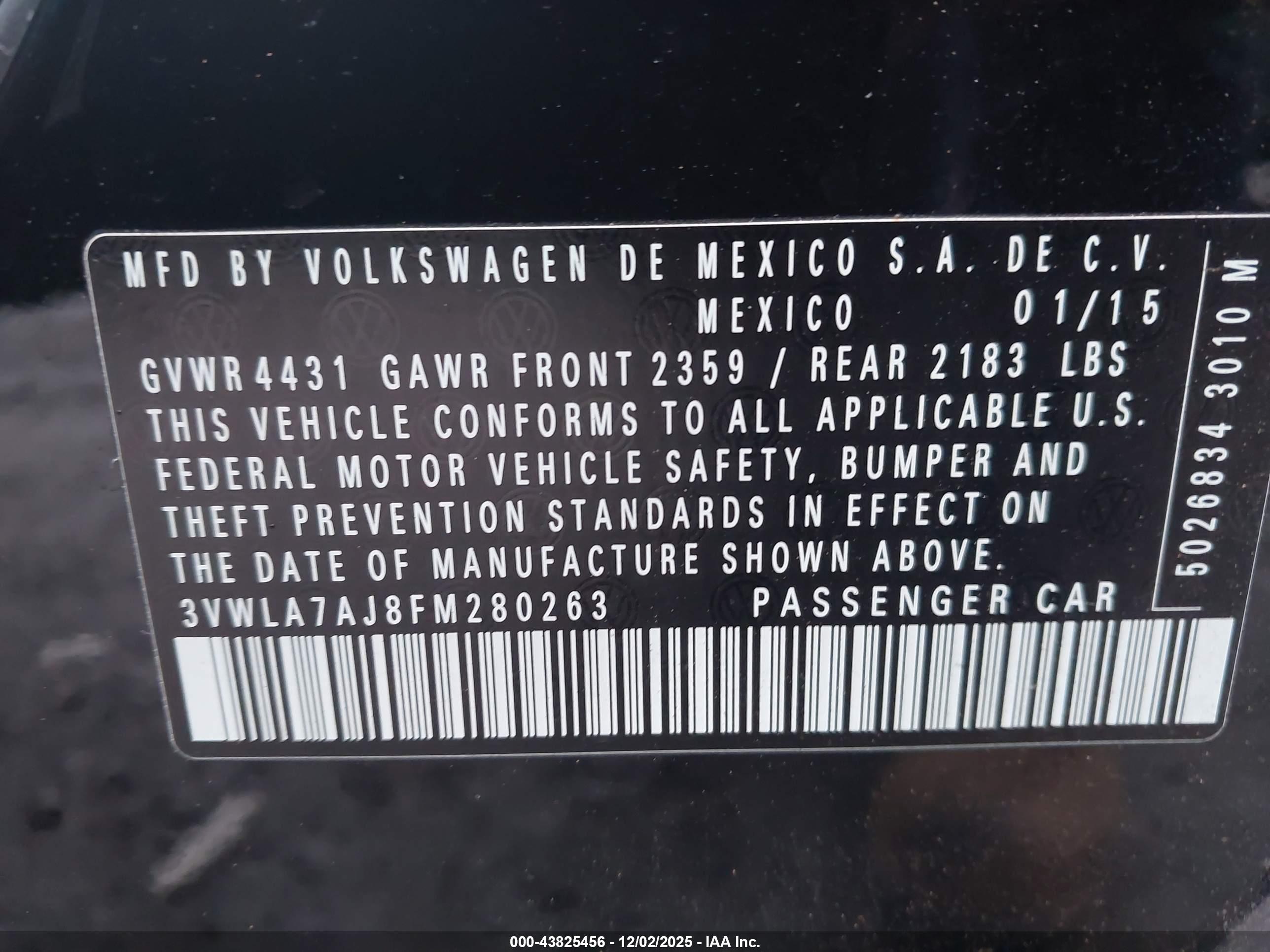VOLKSWAGEN JETTA image 9