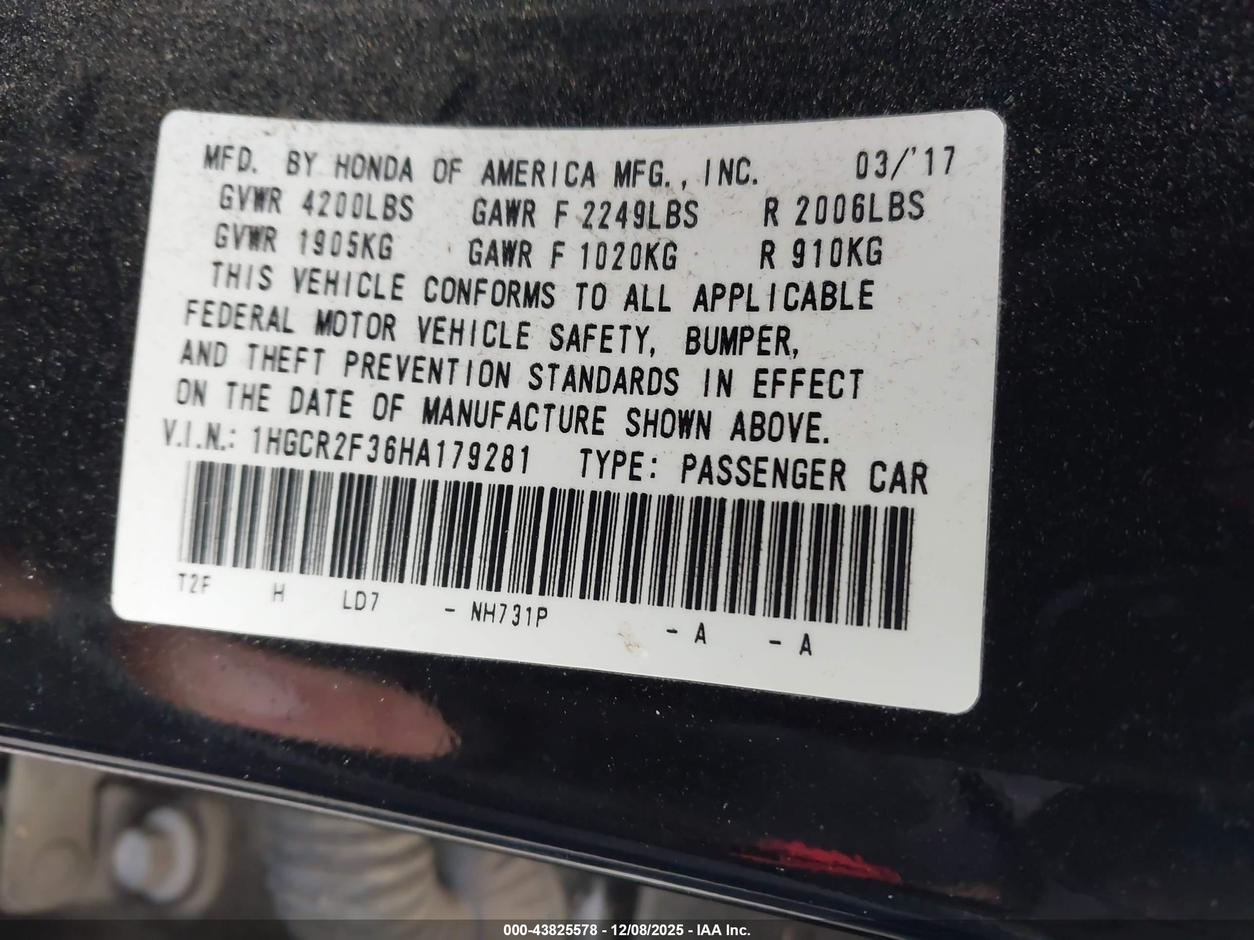 HONDA ACCORD image 9