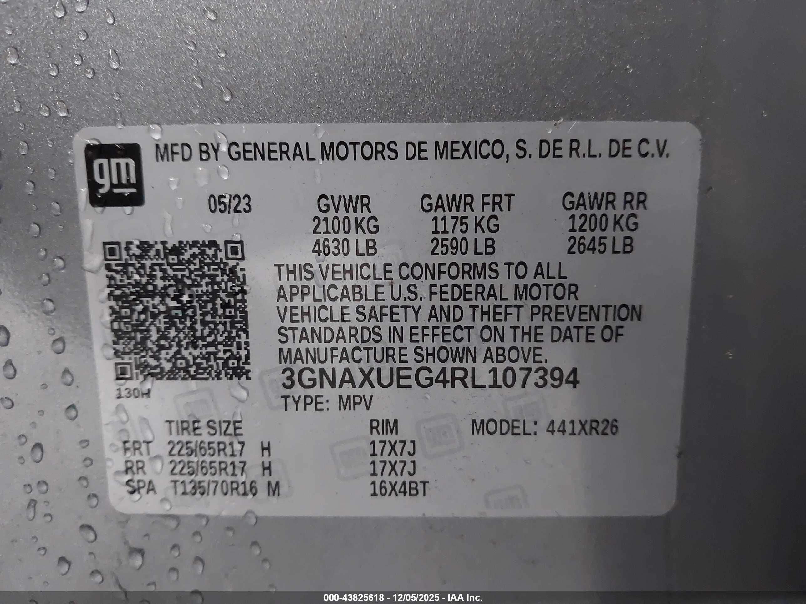 CHEVROLET EQUINOX image 9