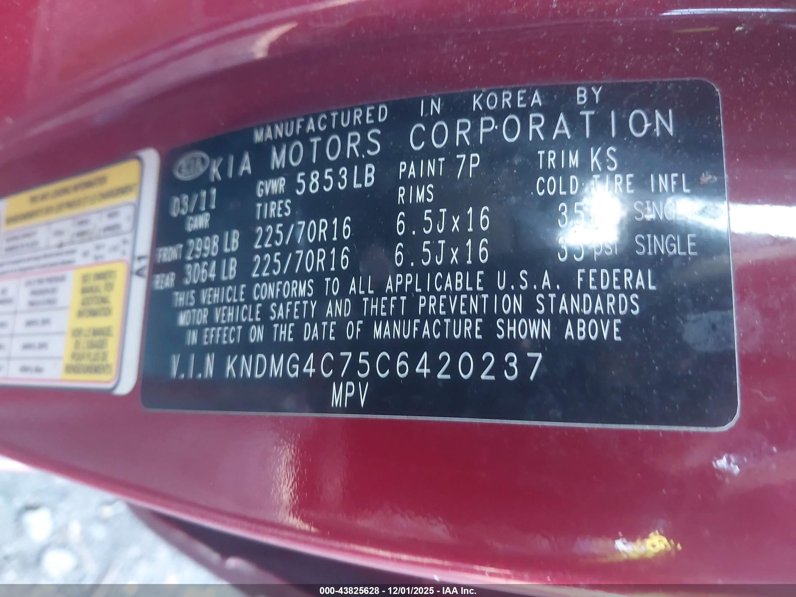 KIA SEDONA image 9
