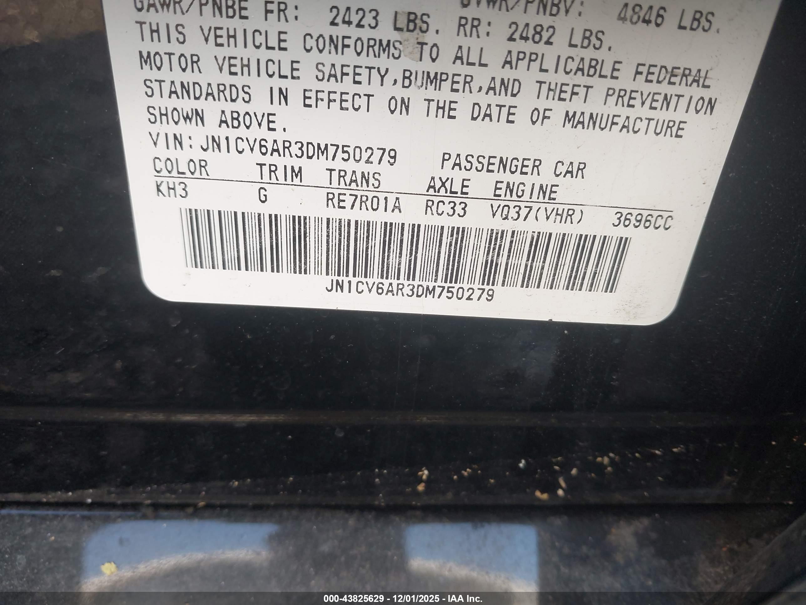 INFINITI G37X image 9