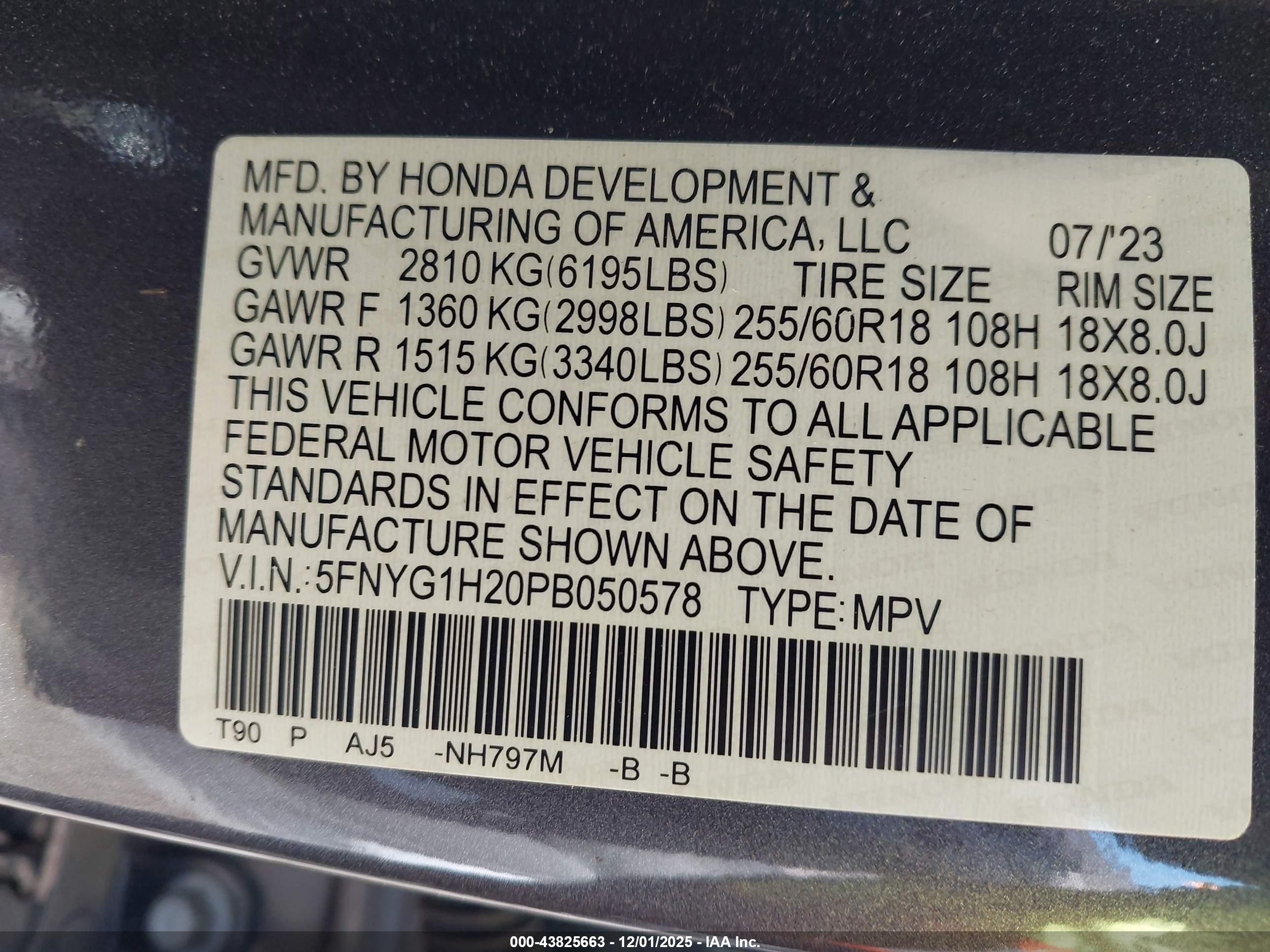 HONDA PILOT image 9
