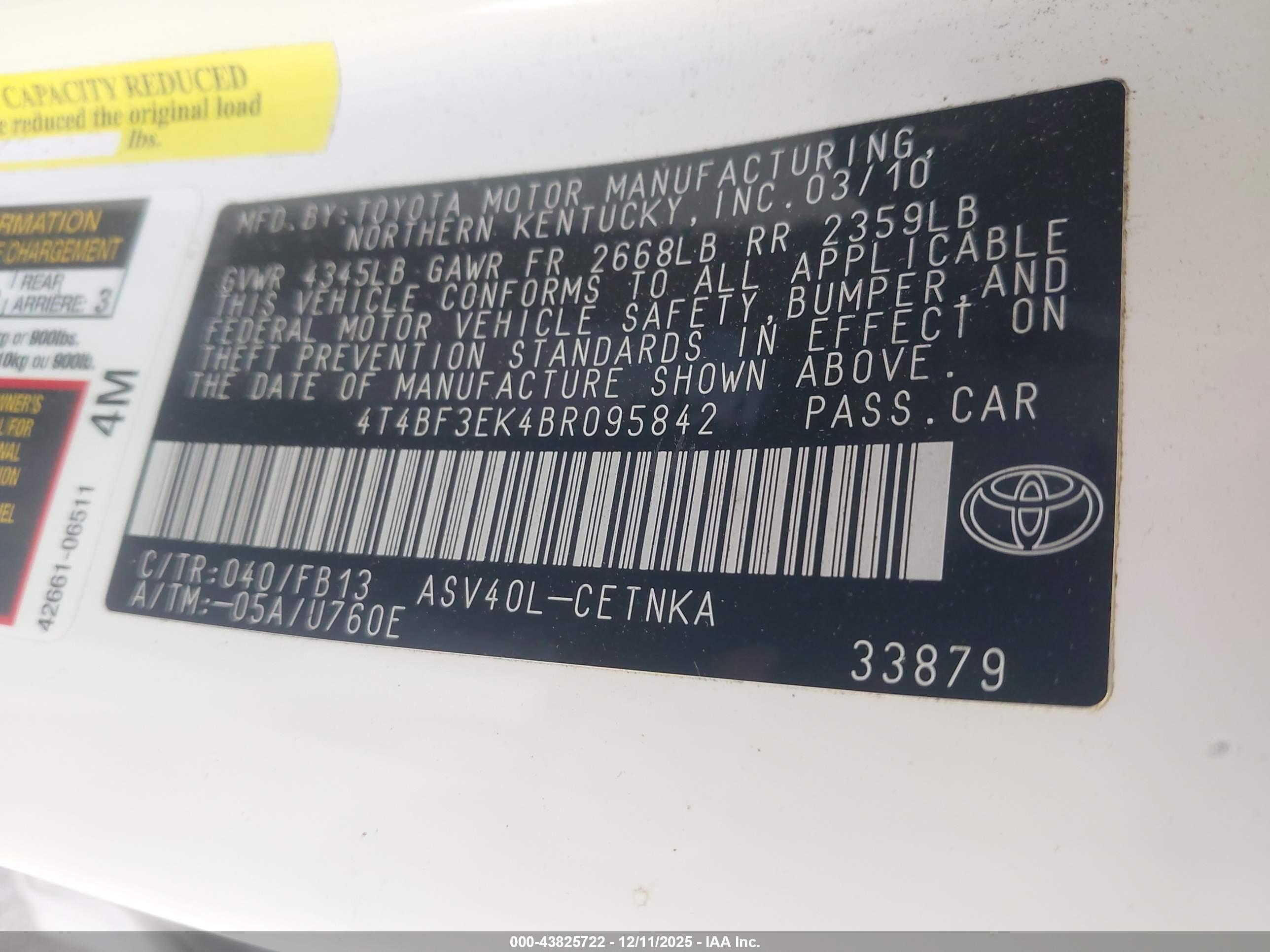 TOYOTA CAMRY image 9
