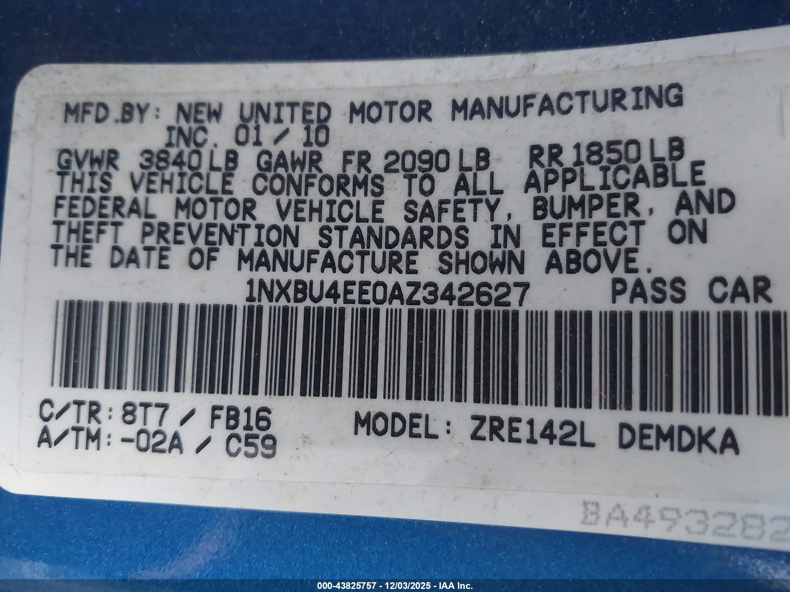 TOYOTA COROLLA image 9