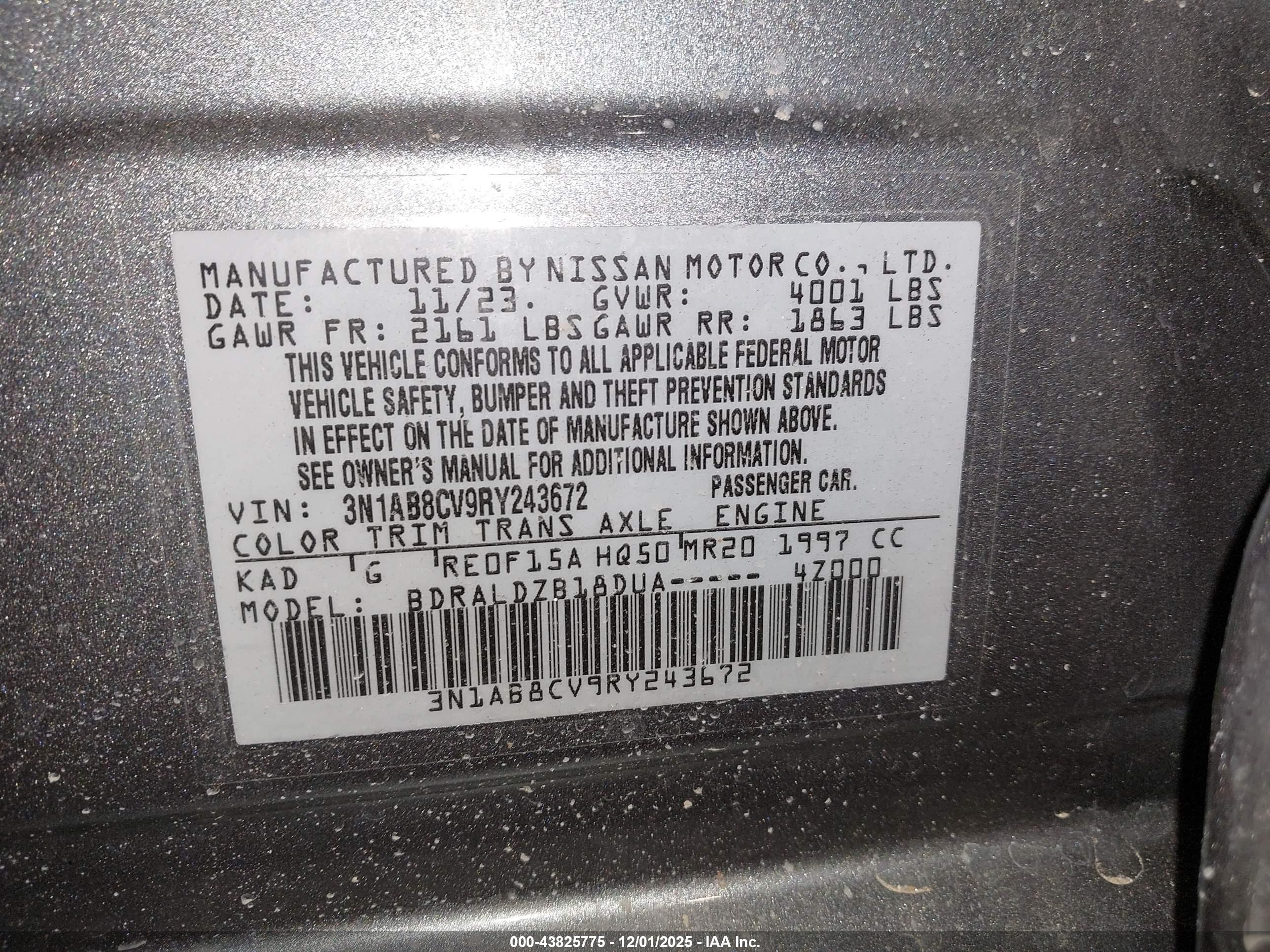 NISSAN SENTRA image 9