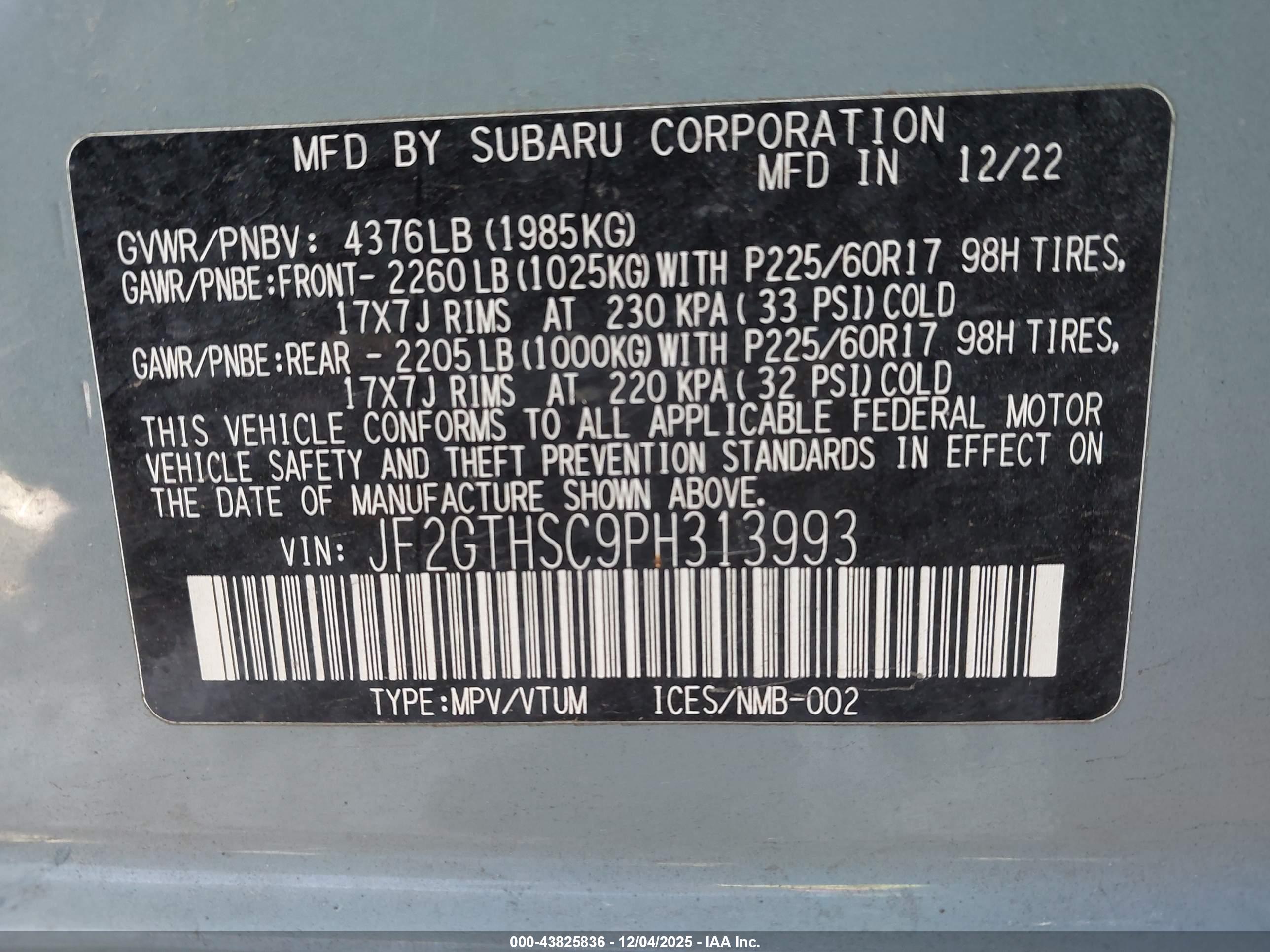SUBARU CROSSTREK image 9