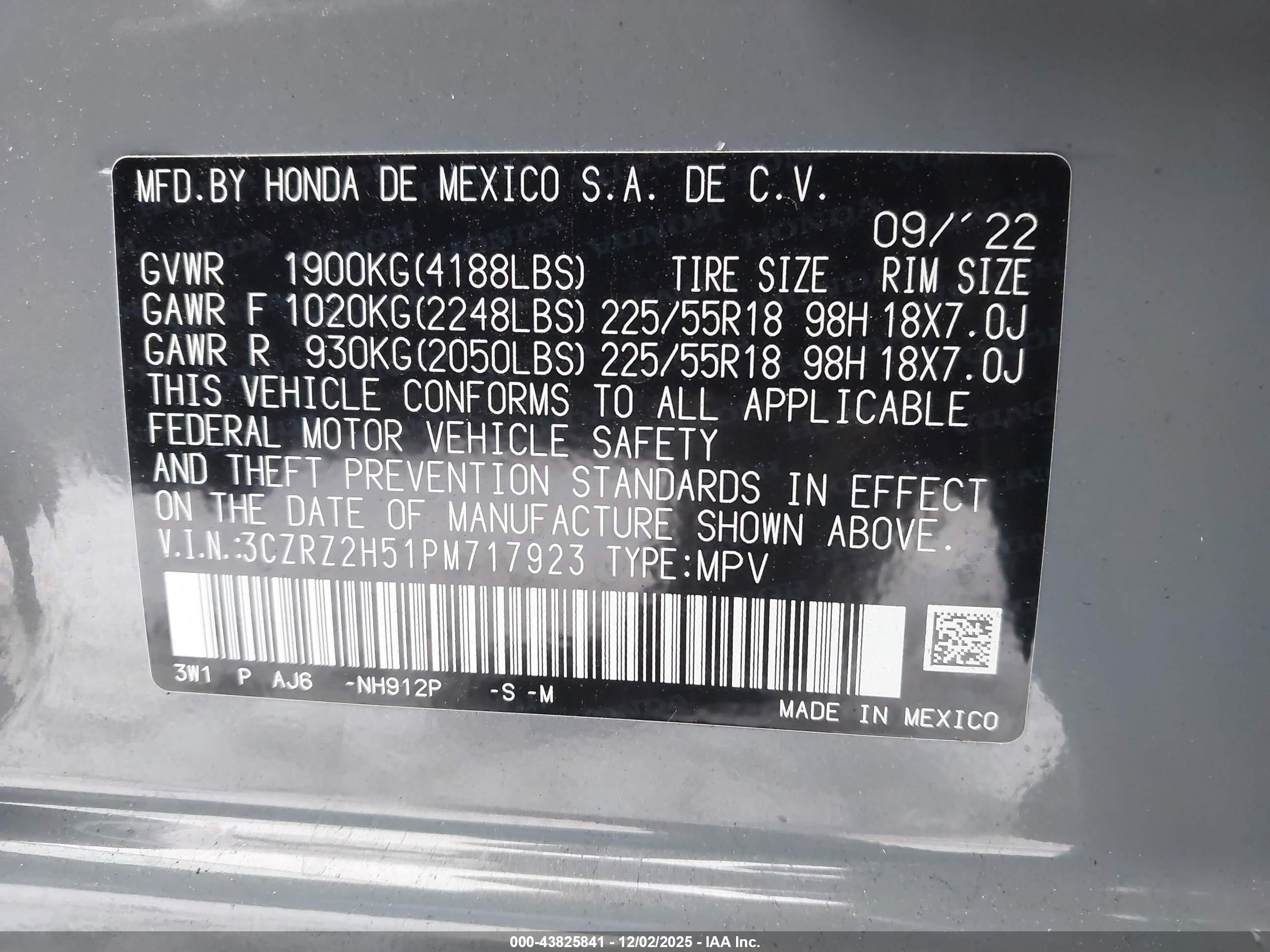 HONDA HR-V image 9